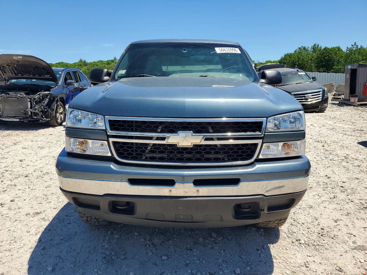 2006 Chevrolet Silverado K1500 Blue vin: 2GCEK13T561221943