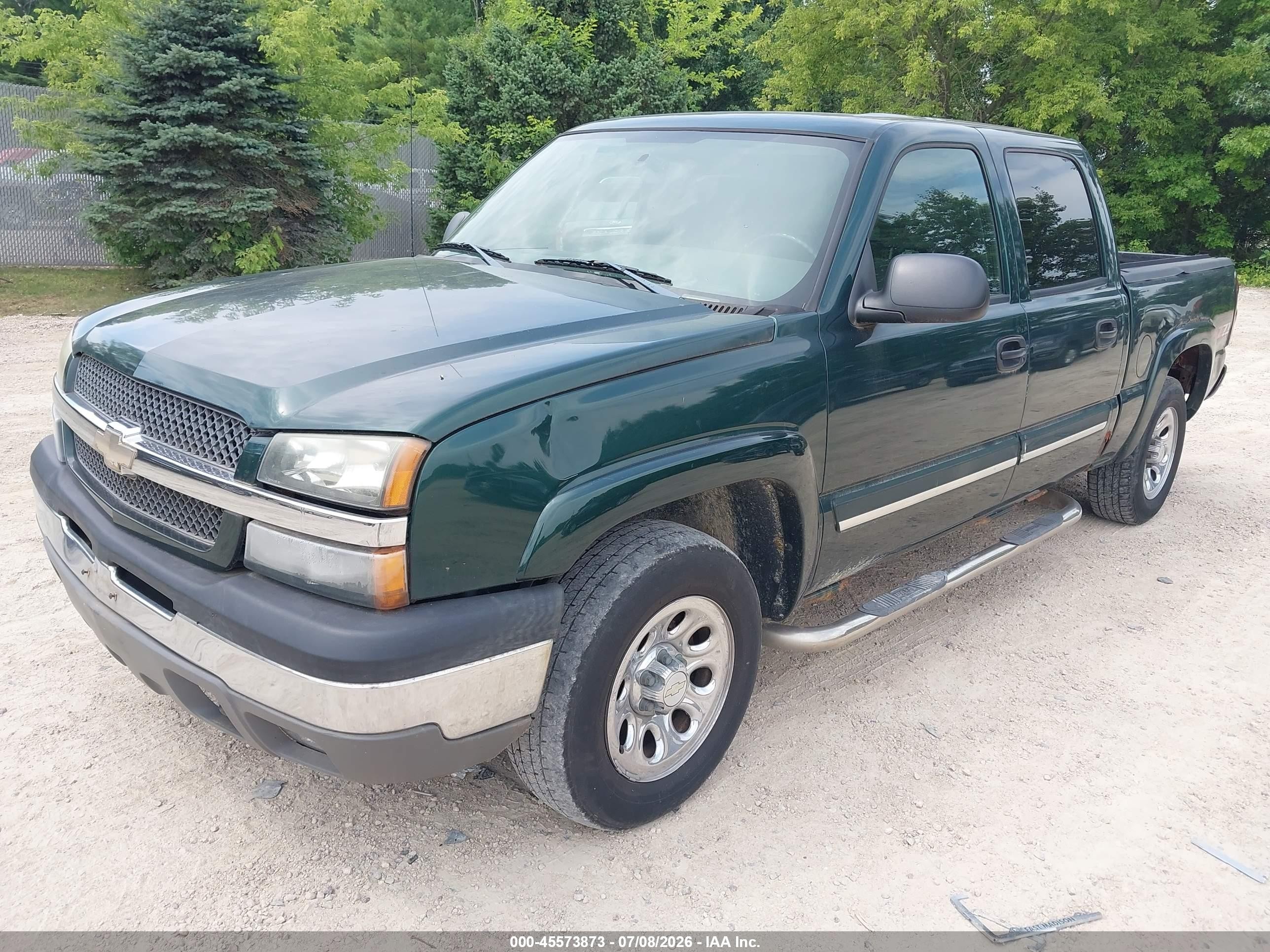 2004 Chevrolet Silverado 1500 Z71 Зеленый vin: 2GCEK13T641361643