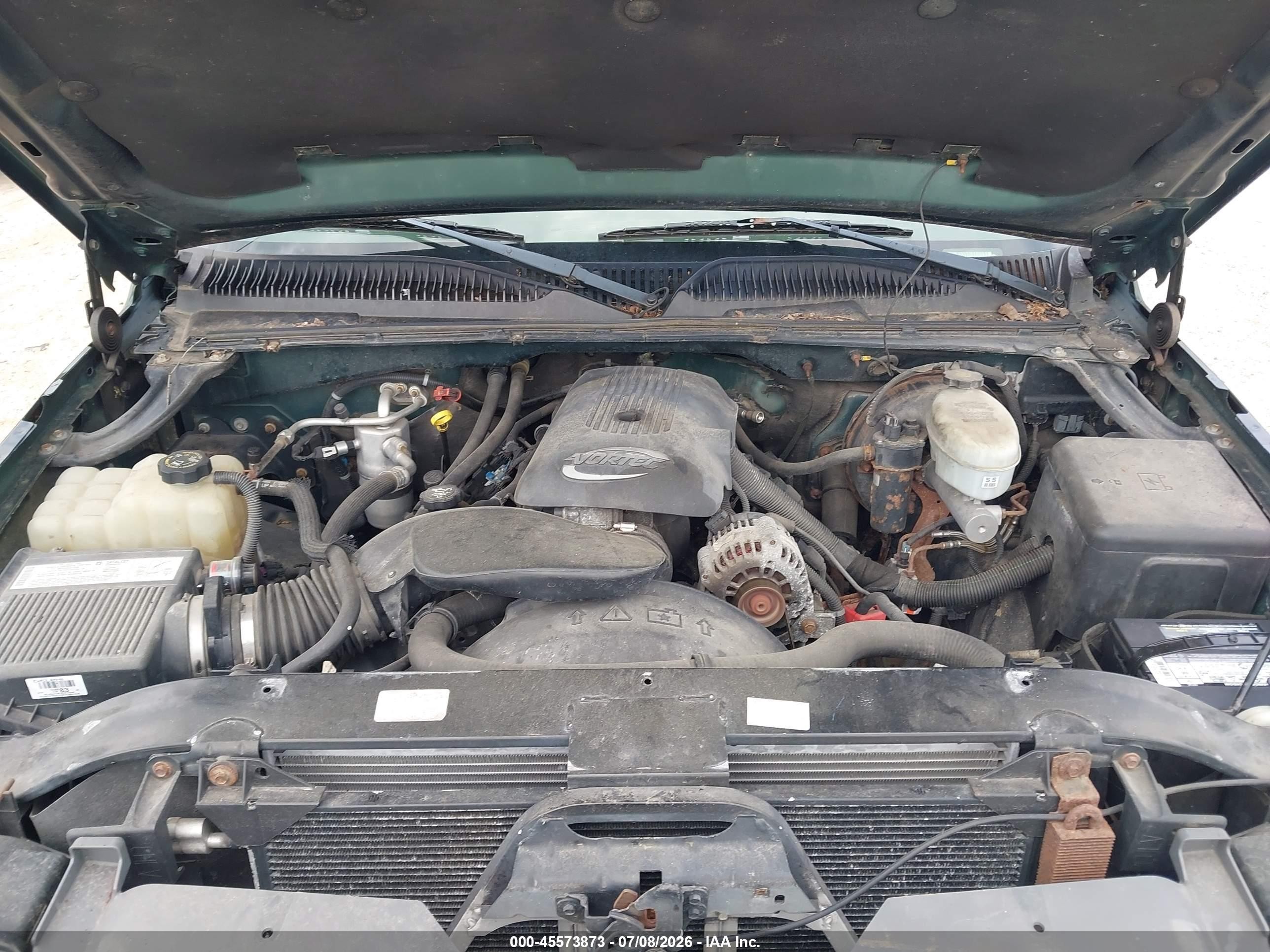 2004 Chevrolet Silverado 1500 Z71 Зеленый vin: 2GCEK13T641361643