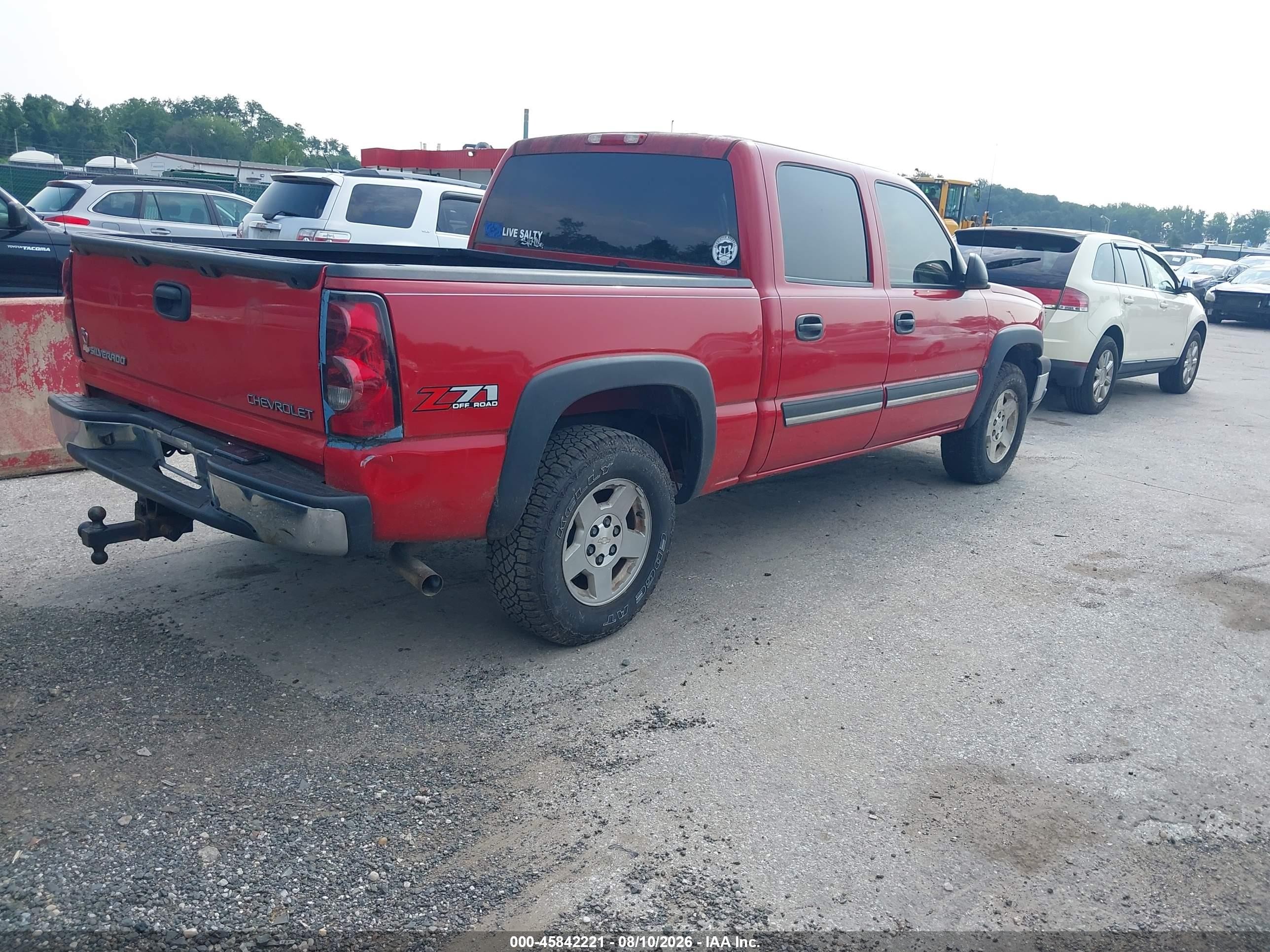 2004 Chevrolet Silverado 1500 Z71 Красный vin: 2GCEK13T641418651