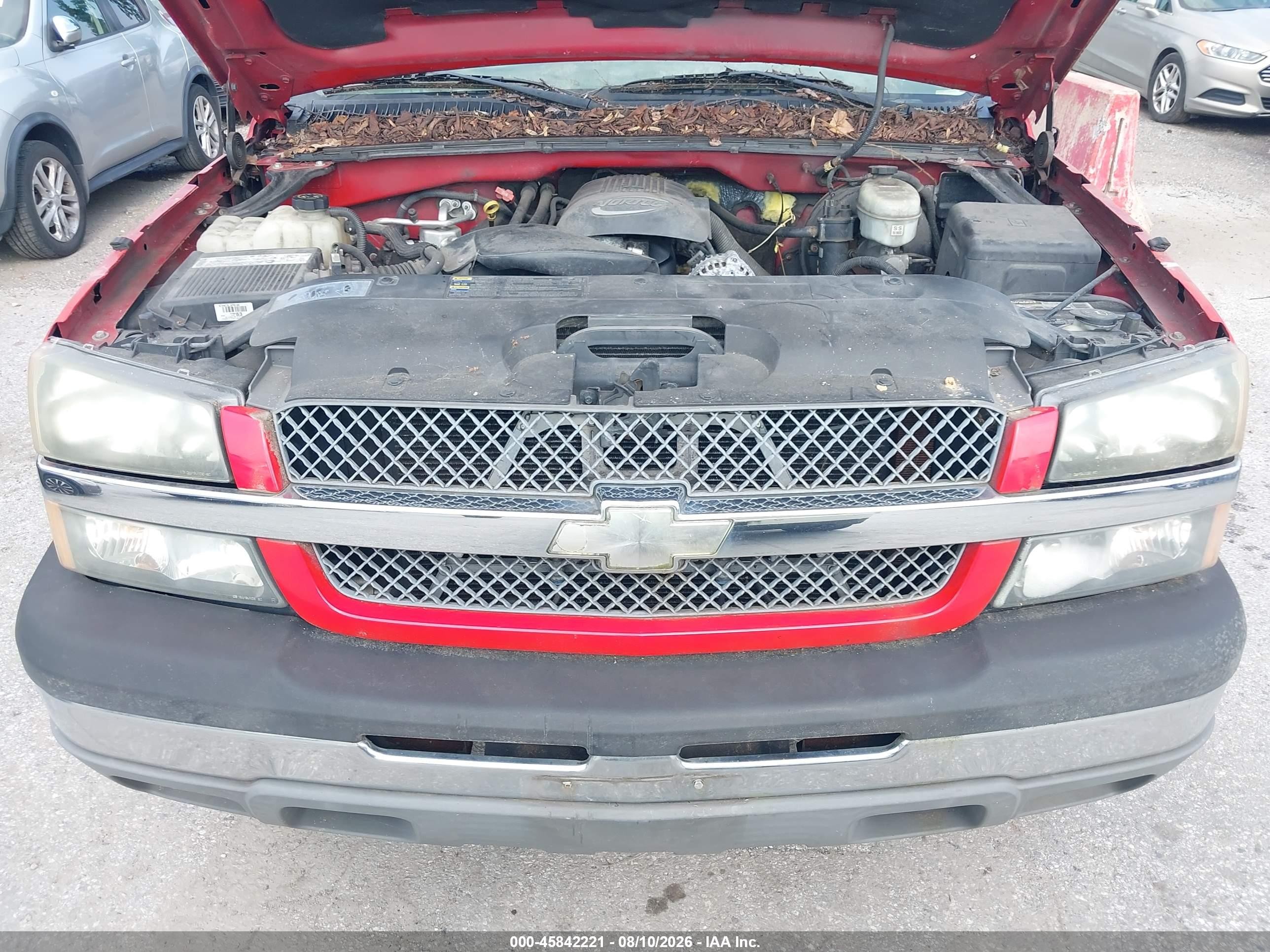 2004 Chevrolet Silverado 1500 Z71 Красный vin: 2GCEK13T641418651