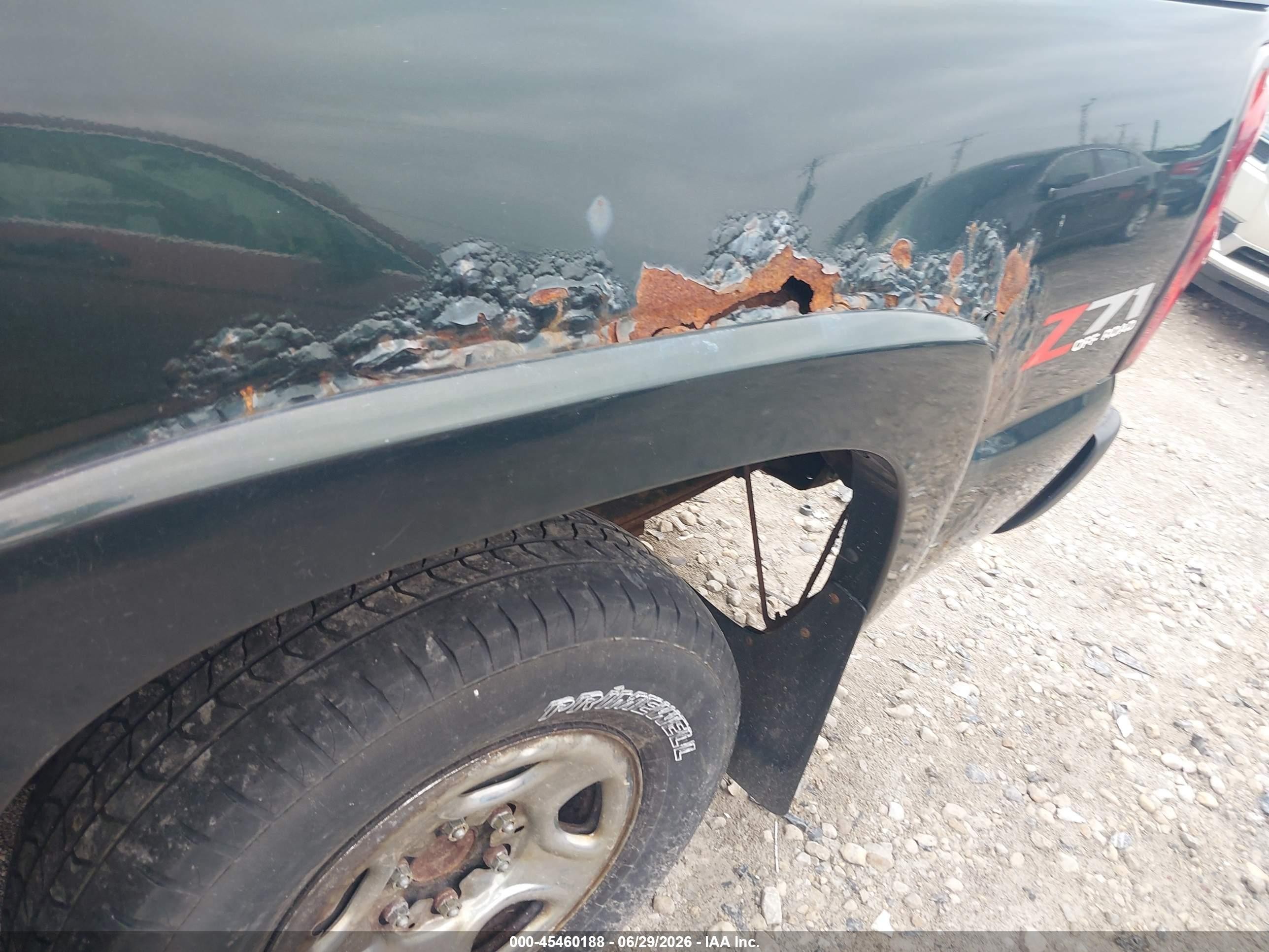 2005 Chevrolet Silverado 1500 Z71 Green vin: 2GCEK13T651274391
