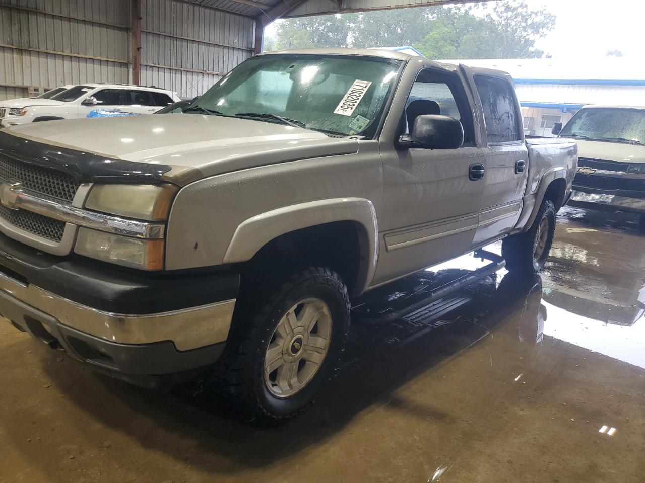 2005 Chevrolet Silverado K1500 Beige vin: 2GCEK13T651277002