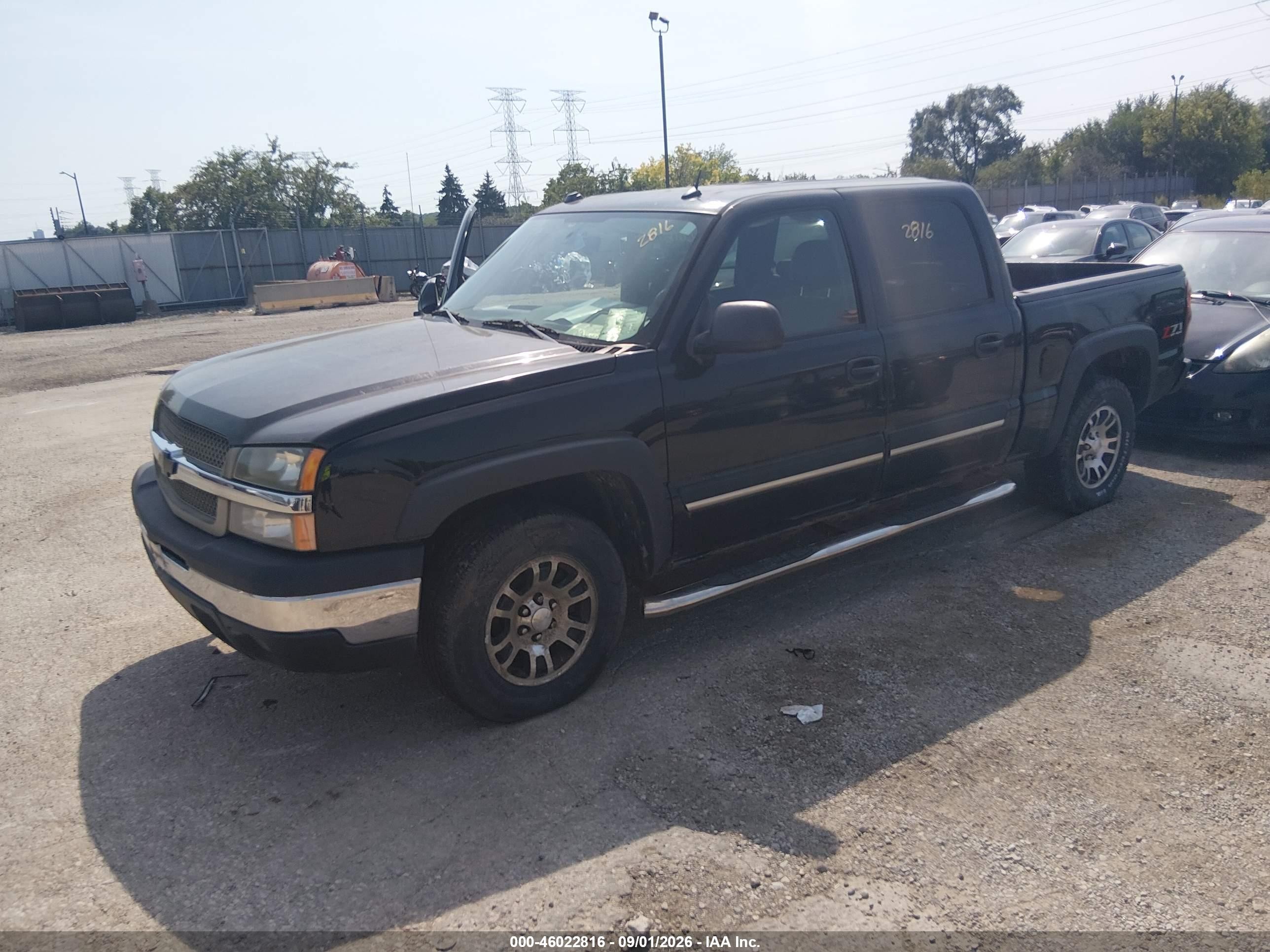 2005 Chevrolet Silverado 1500 Z71 Black vin: 2GCEK13T651341135