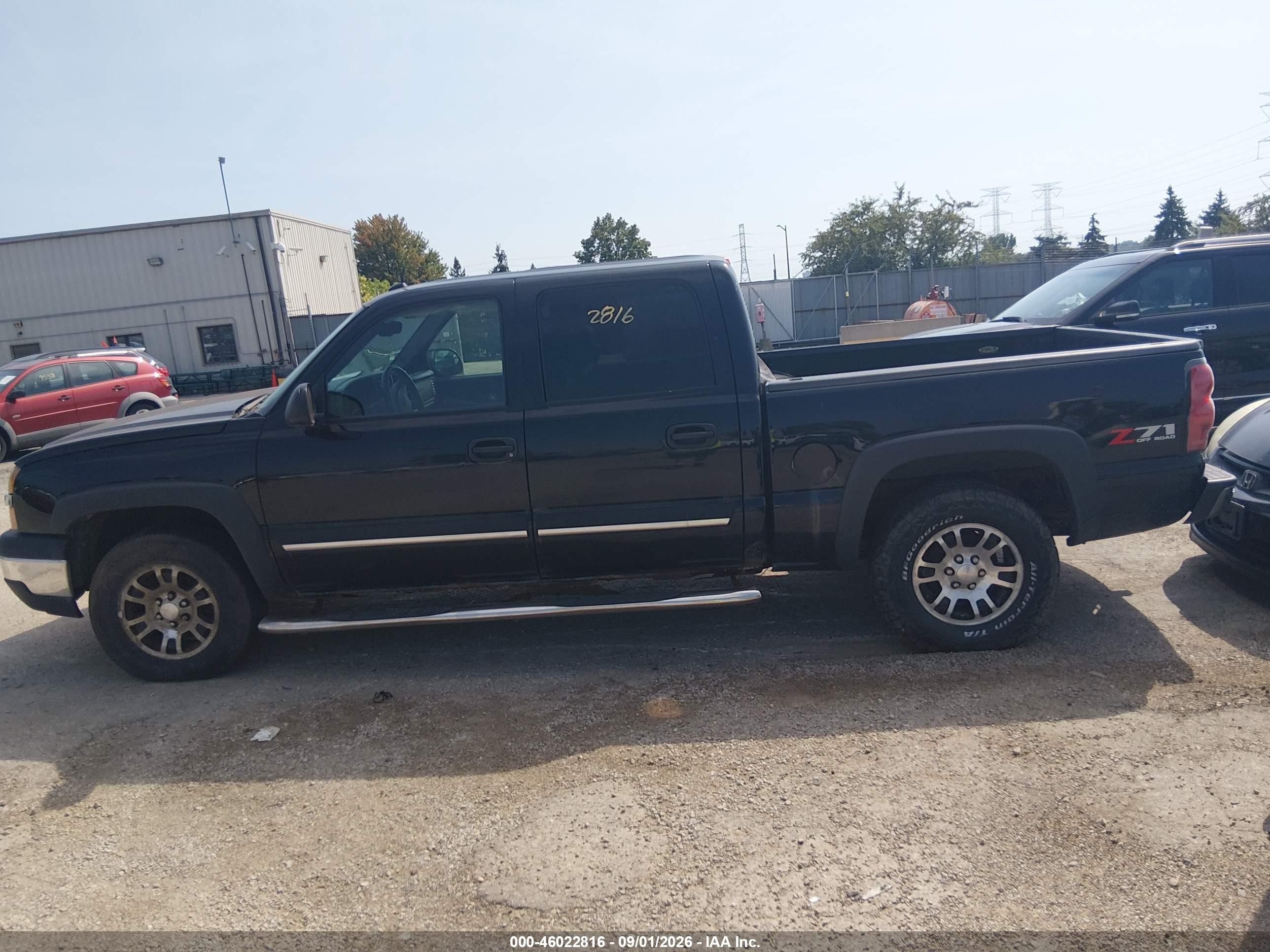 2005 Chevrolet Silverado 1500 Z71 Black vin: 2GCEK13T651341135