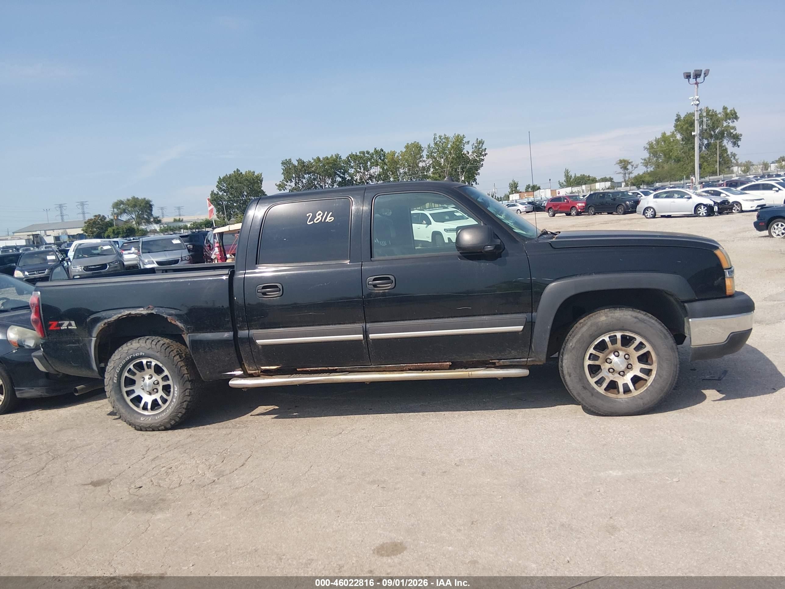 2005 Chevrolet Silverado 1500 Z71 Black vin: 2GCEK13T651341135