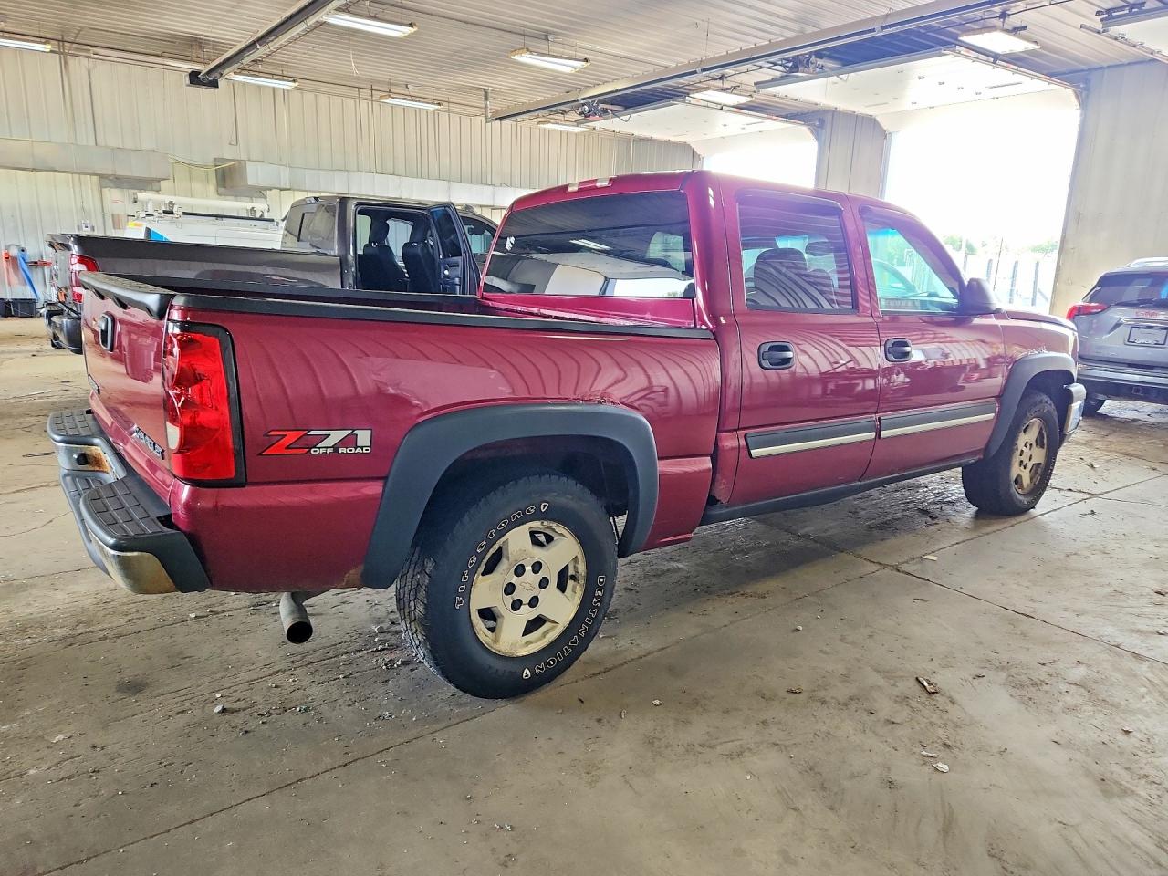 2005 Chevrolet Silverado K1500 Burgundy vin: 2GCEK13T651386351
