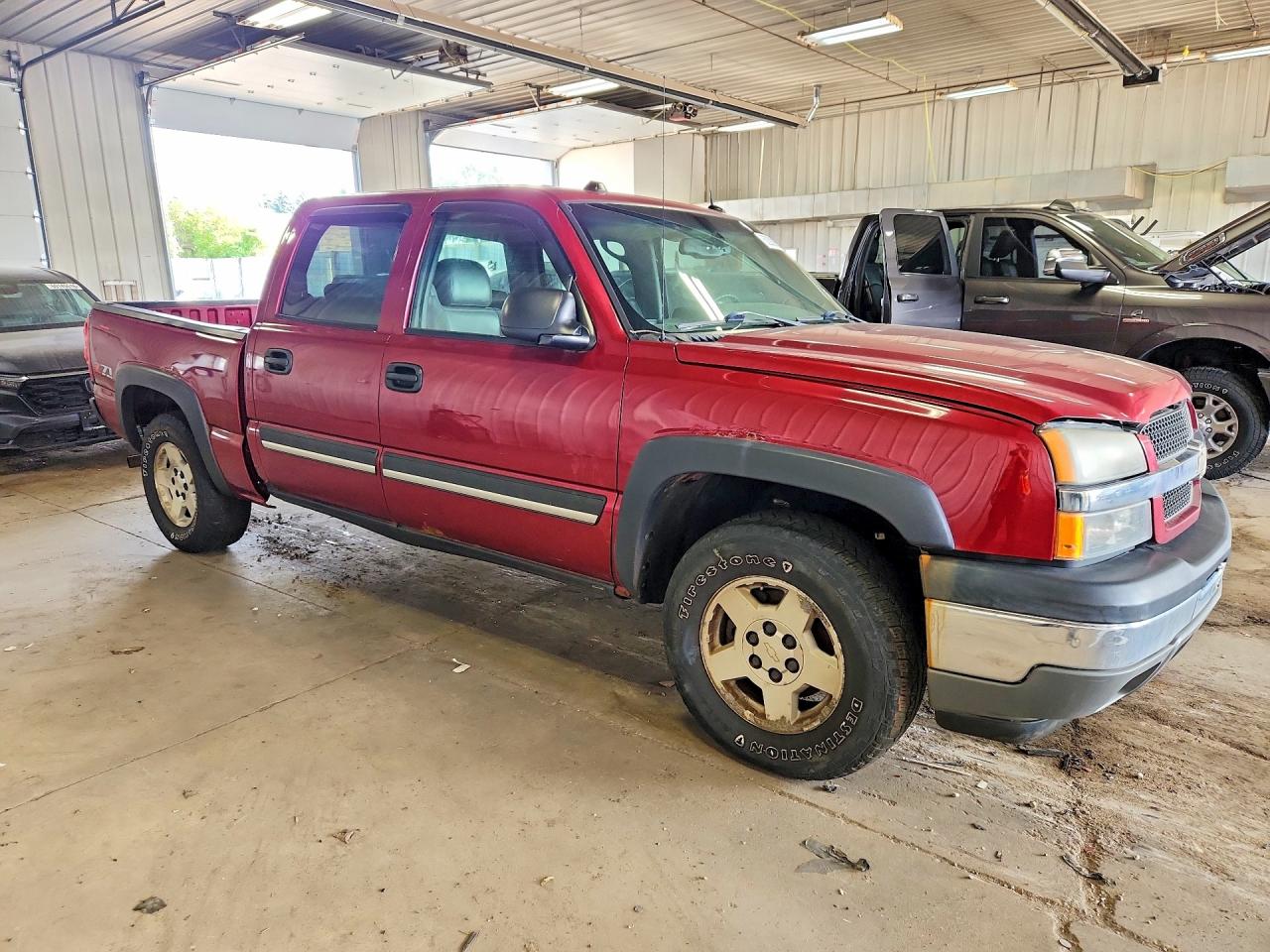 2005 Chevrolet Silverado K1500 Burgundy vin: 2GCEK13T651386351