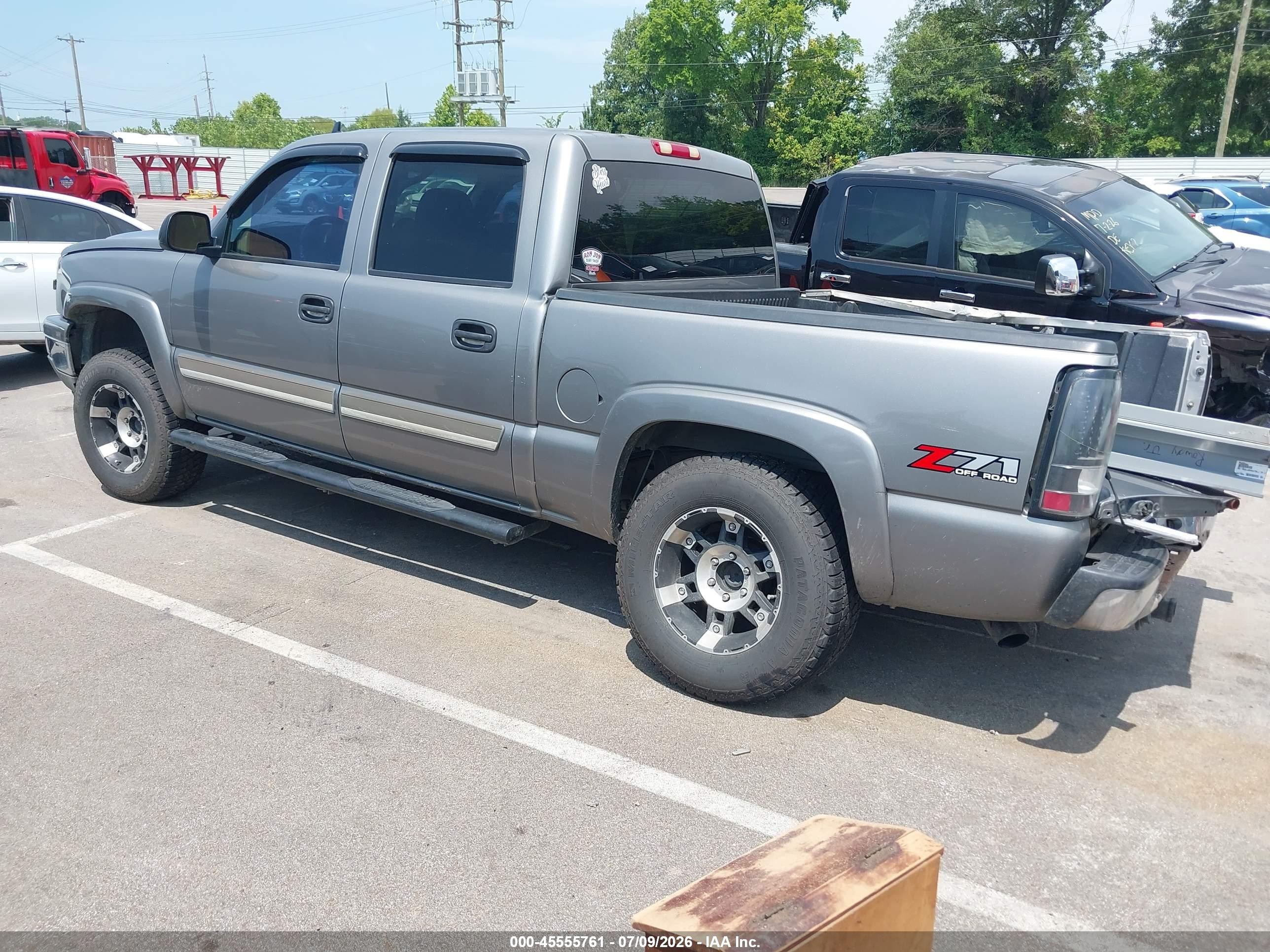 2006 Chevrolet Silverado 1500 Lt1 Gray vin: 2GCEK13T661181078