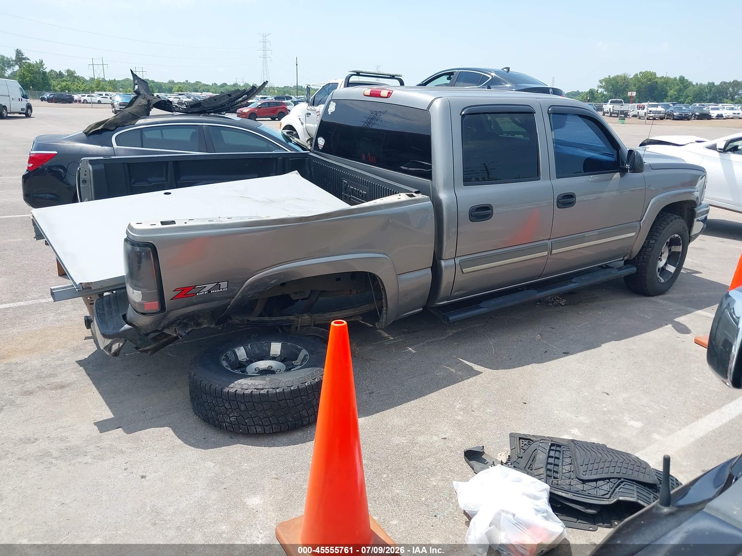 2006 Chevrolet Silverado 1500 Lt1 Gray vin: 2GCEK13T661181078