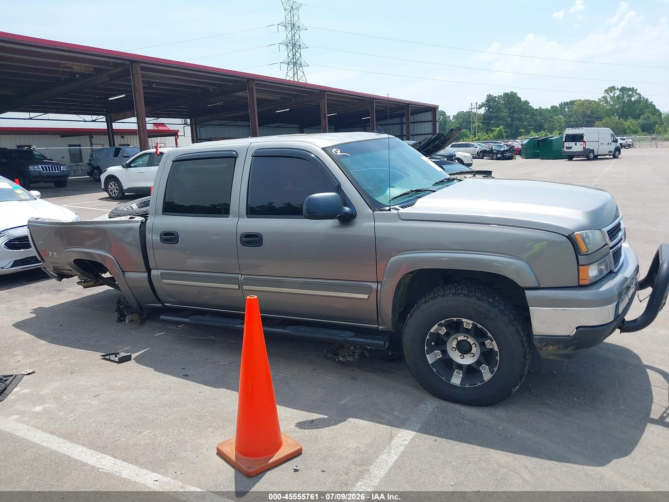 2006 Chevrolet Silverado 1500 Lt1 Gray vin: 2GCEK13T661181078