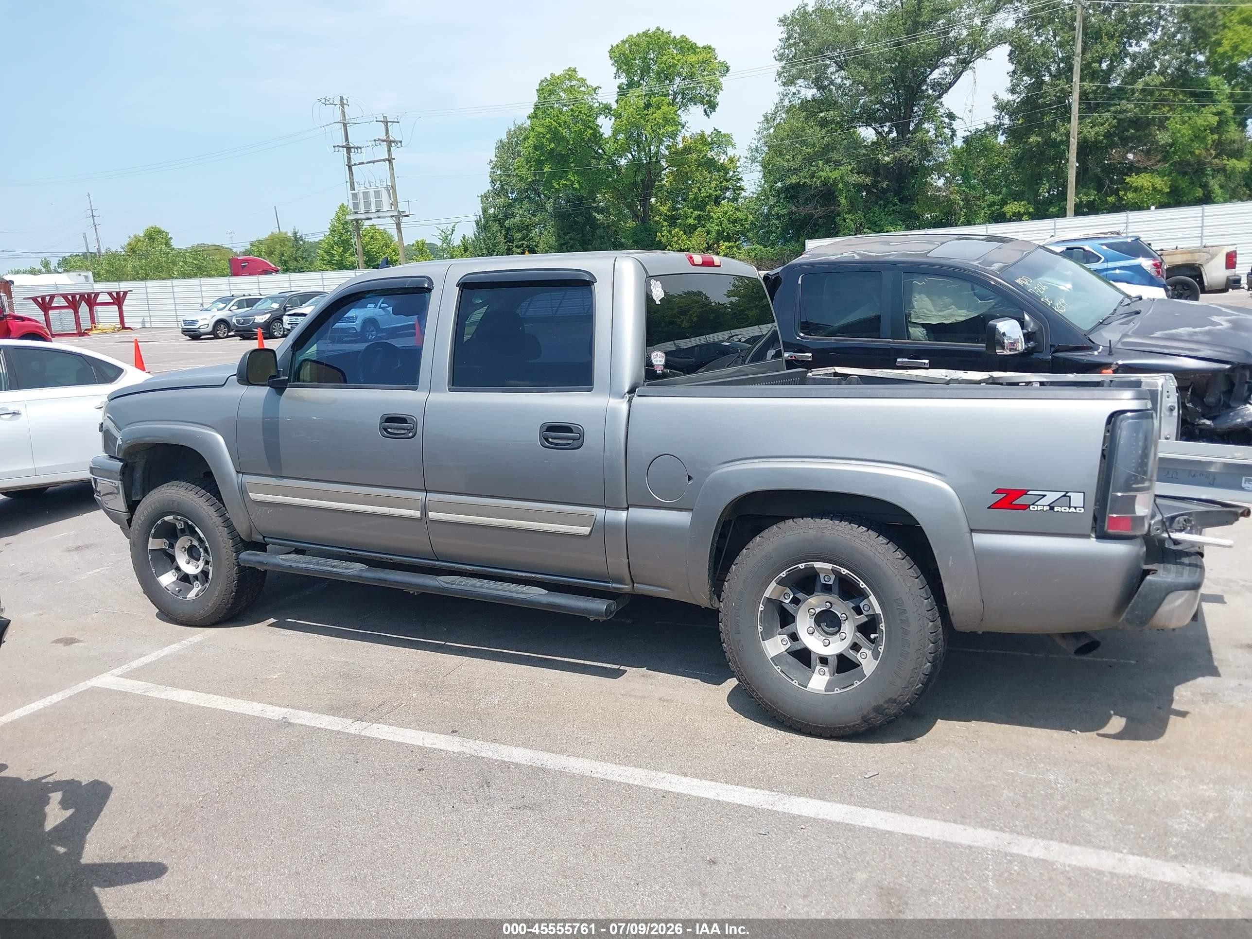 2006 Chevrolet Silverado 1500 Lt1 Gray vin: 2GCEK13T661181078