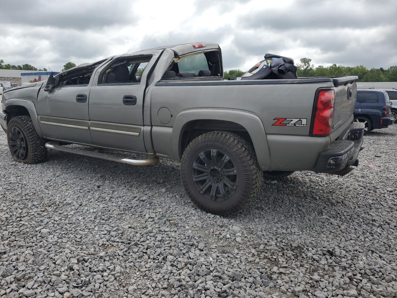 2006 Chevrolet Silverado K1500 Серый vin: 2GCEK13T661196793