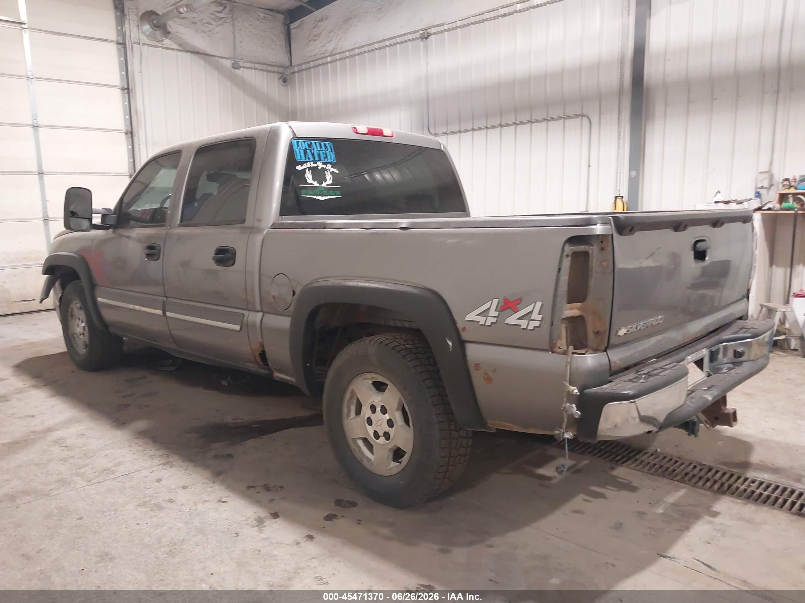 2006 Chevrolet Silverado 1500 Lt1 Gray vin: 2GCEK13T661237620
