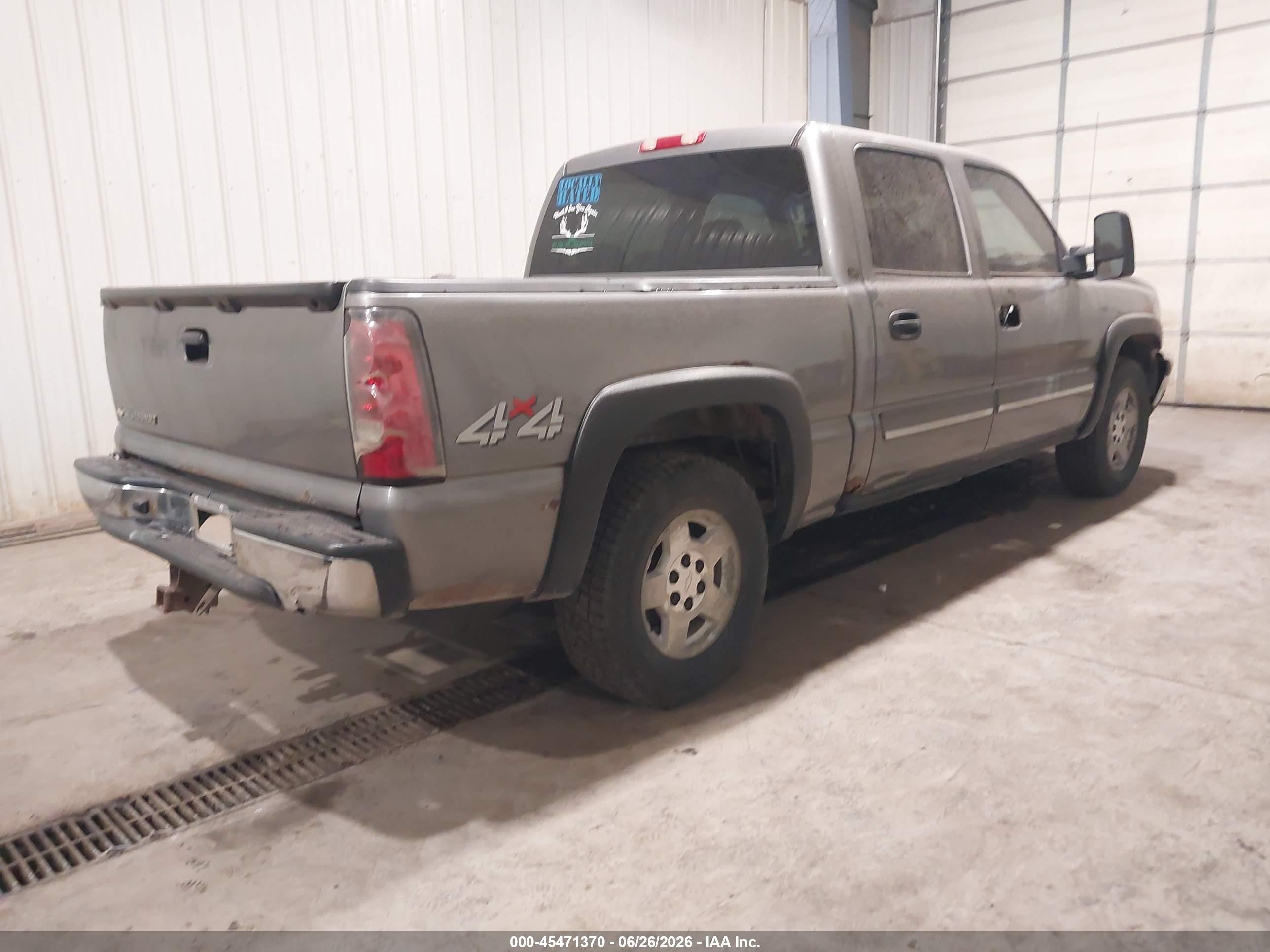 2006 Chevrolet Silverado 1500 Lt1 Gray vin: 2GCEK13T661237620