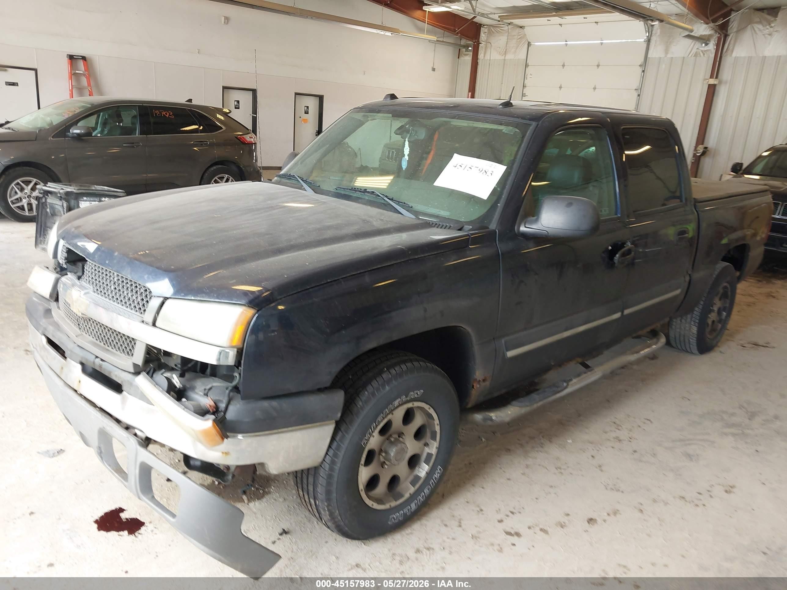 2004 Chevrolet Silverado 1500 Lt Dark Blue vin: 2GCEK13T741392836