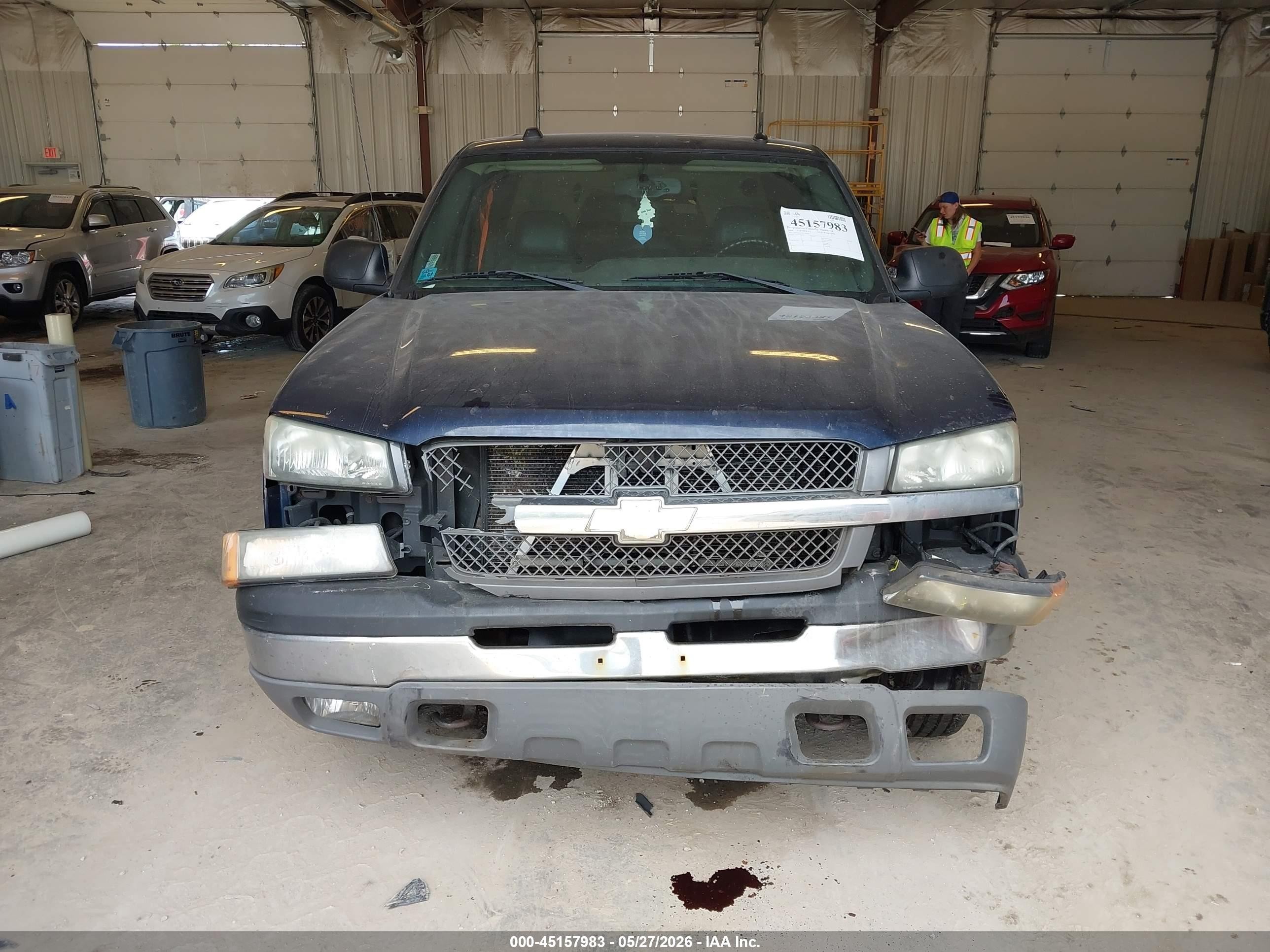2004 Chevrolet Silverado 1500 Lt Dark Blue vin: 2GCEK13T741392836