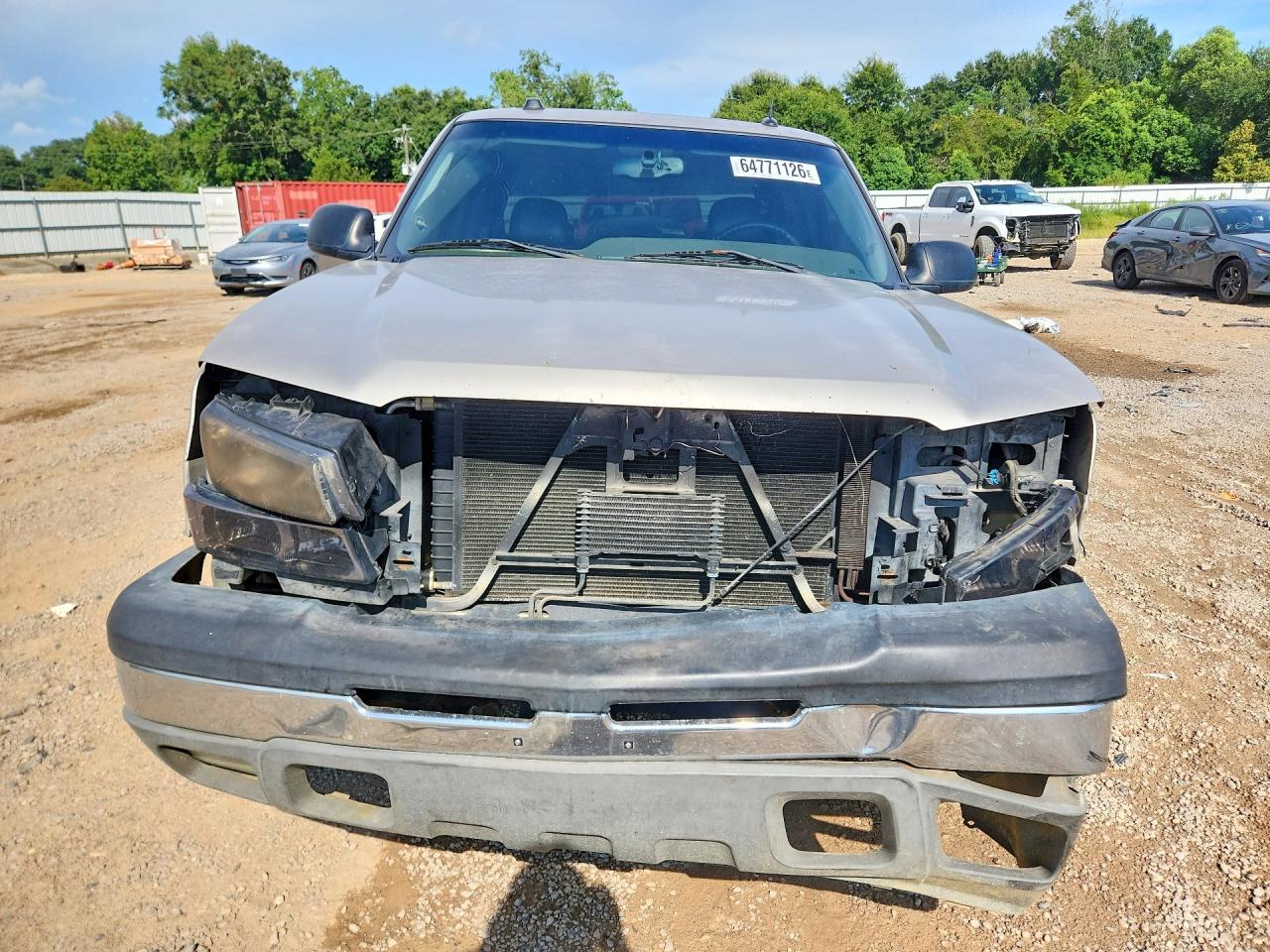 2004 Chevrolet Silverado K1500 Silver vin: 2GCEK13T741395848