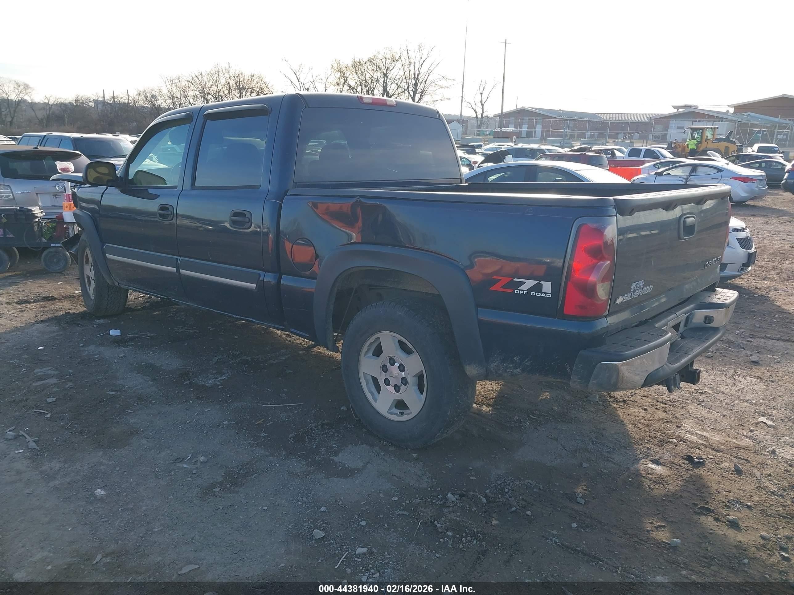 2005 Chevrolet Silverado 1500 Z71 Dark Blue vin: 2GCEK13T751339149
