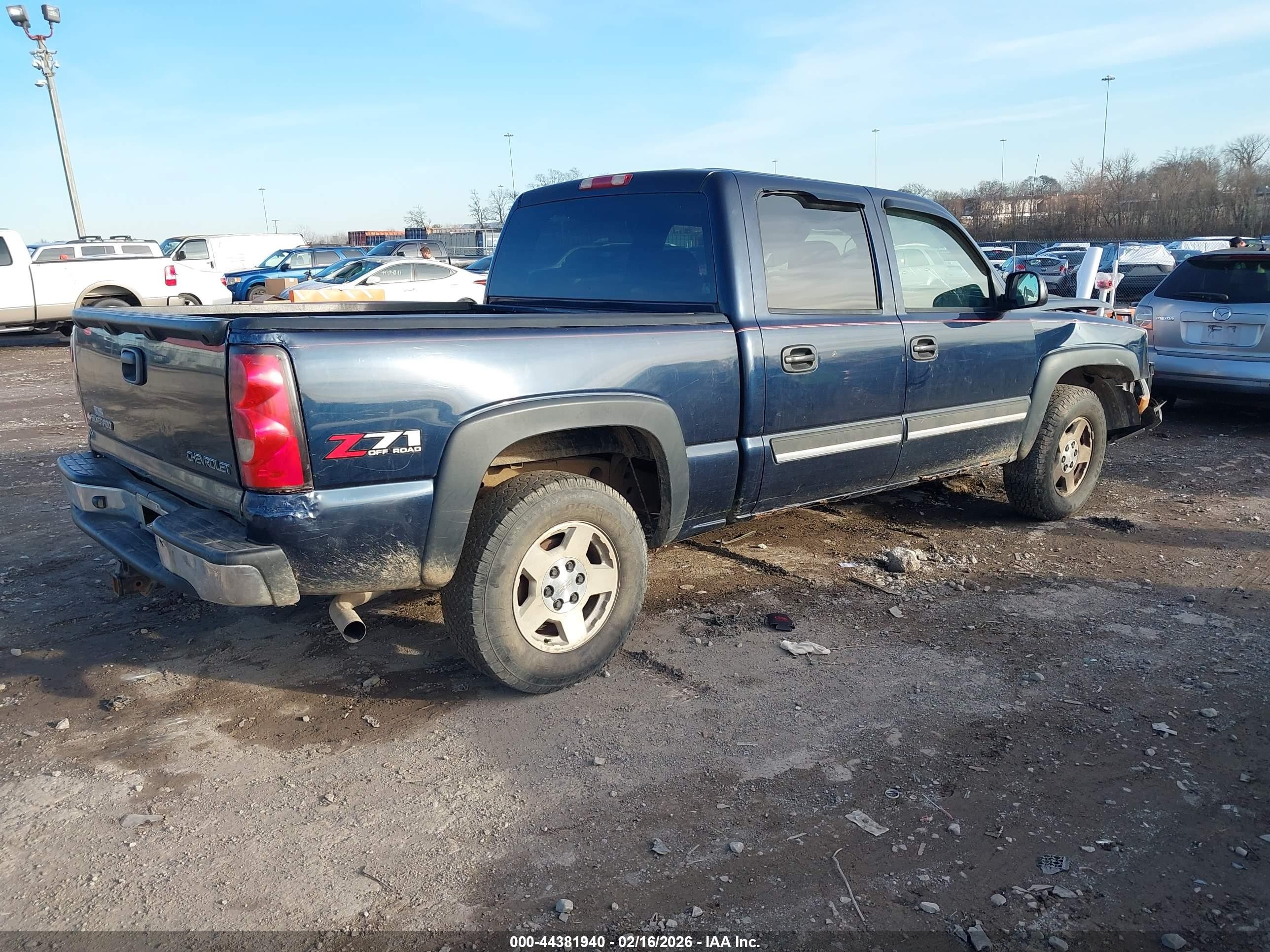 2005 Chevrolet Silverado 1500 Z71 Dark Blue vin: 2GCEK13T751339149