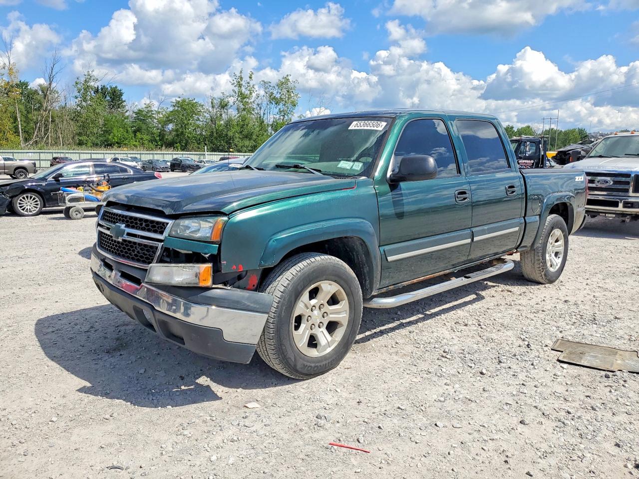 2006 Chevrolet Silverado K1500 Green vin: 2GCEK13T761133315