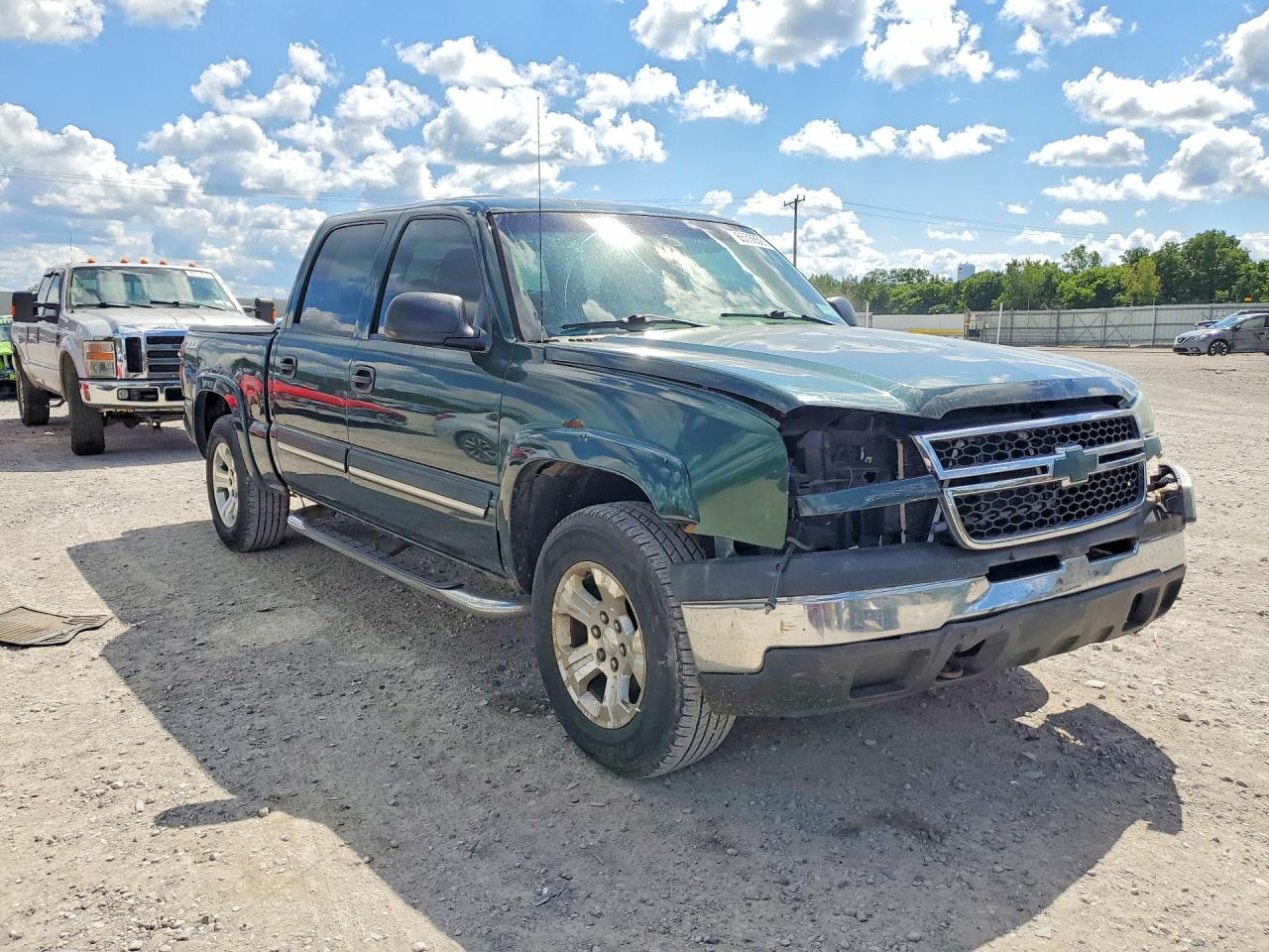 2006 Chevrolet Silverado K1500 Green vin: 2GCEK13T761133315