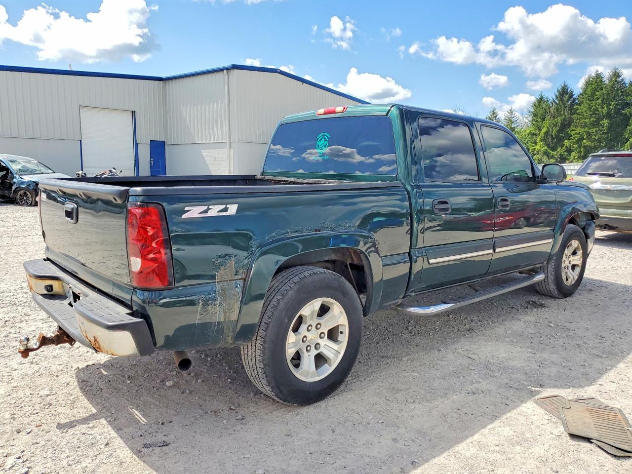 2006 Chevrolet Silverado K1500 Green vin: 2GCEK13T761133315