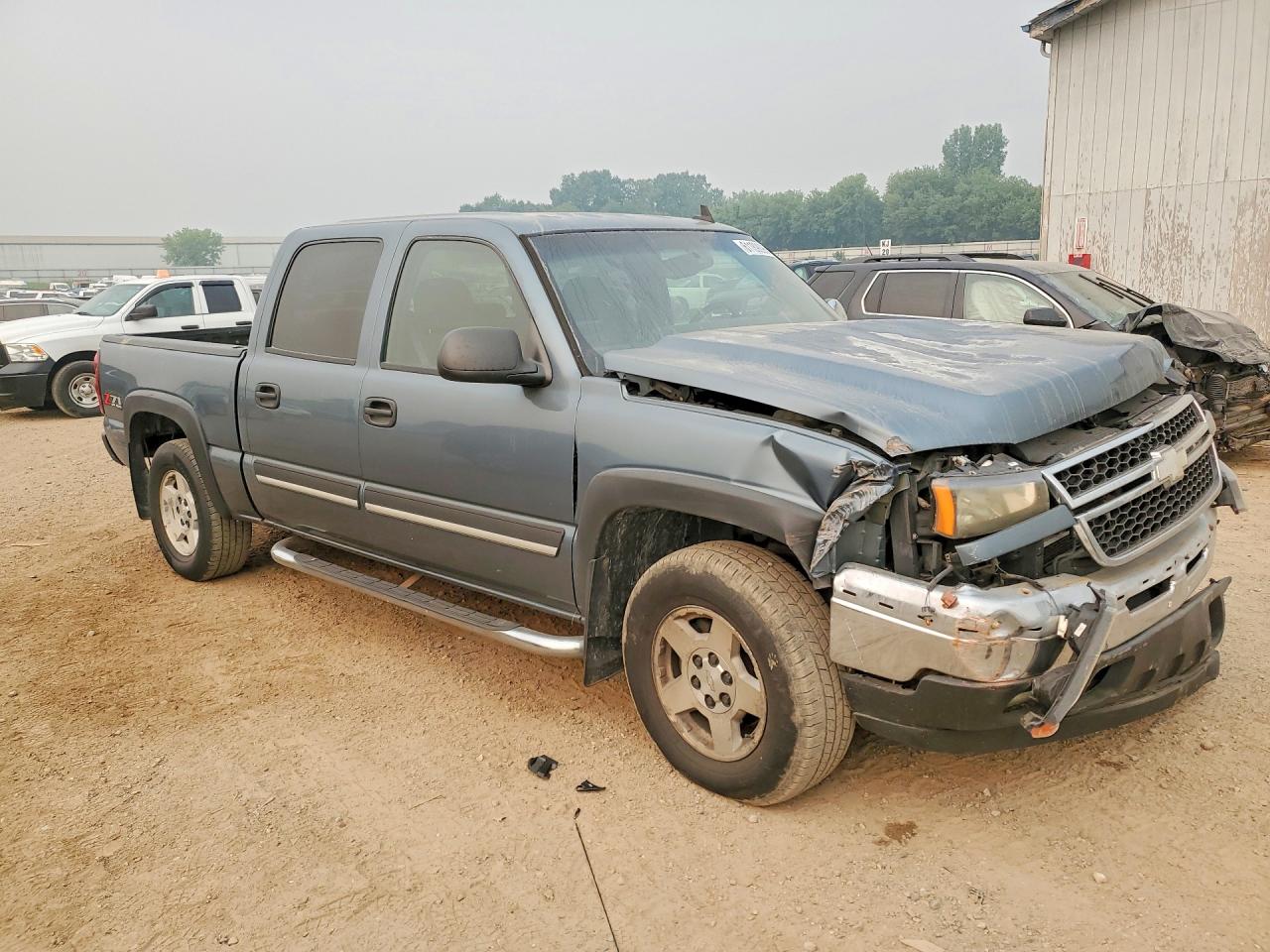 2006 Chevrolet Silverado K1500 Blue vin: 2GCEK13T761144654
