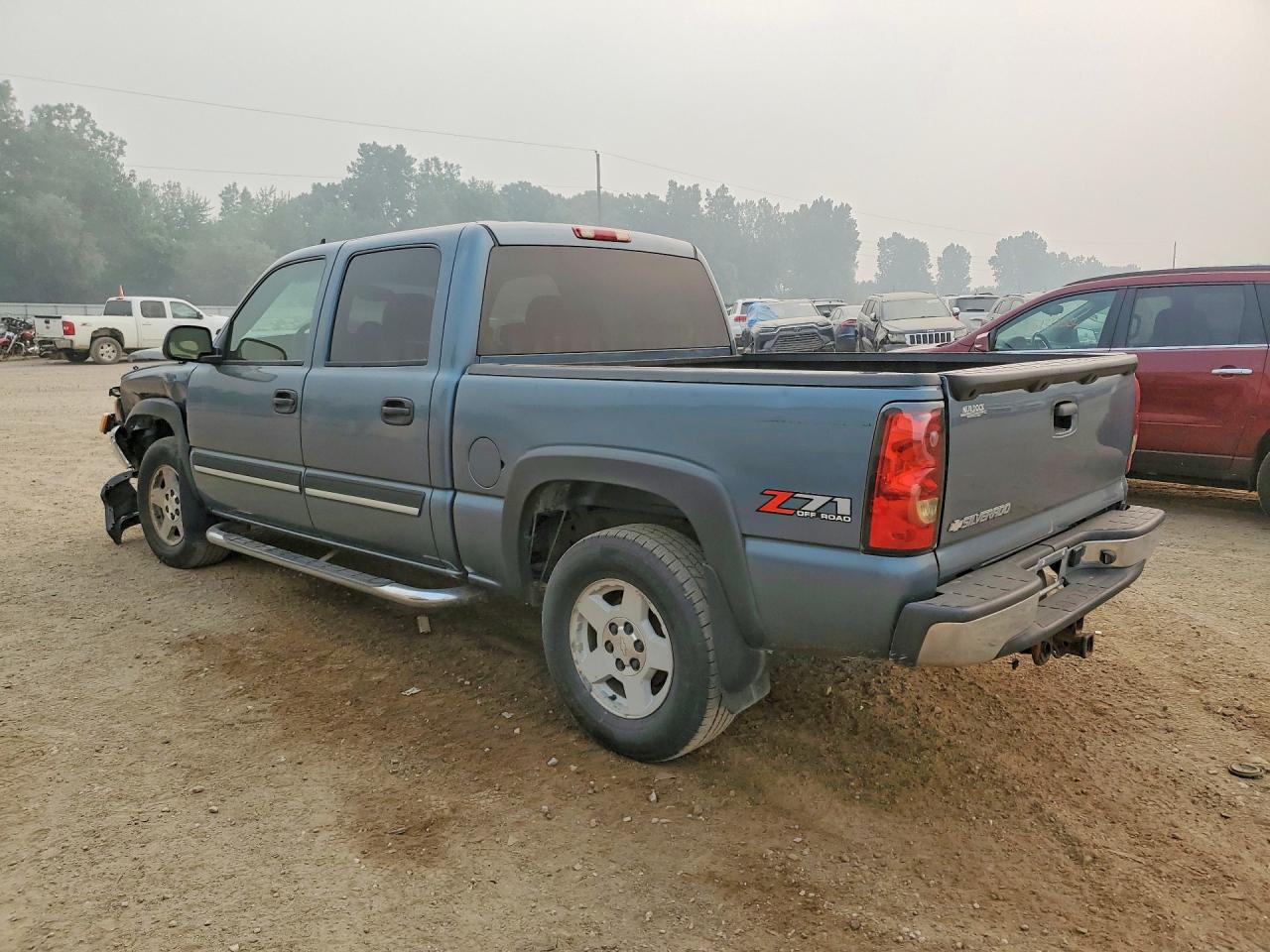2006 Chevrolet Silverado K1500 Blue vin: 2GCEK13T761144654