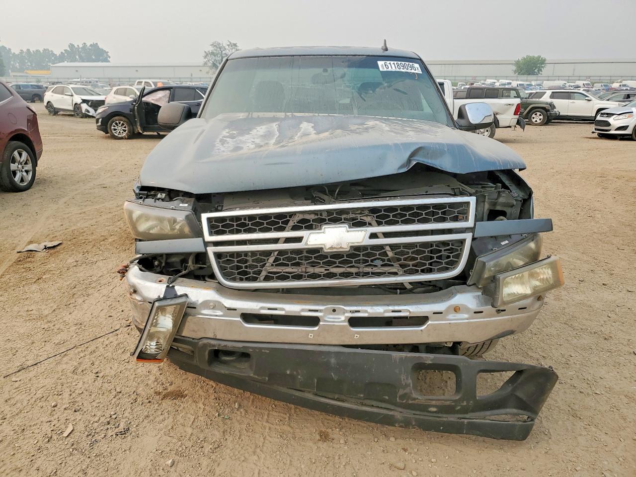 2006 Chevrolet Silverado K1500 Blue vin: 2GCEK13T761144654