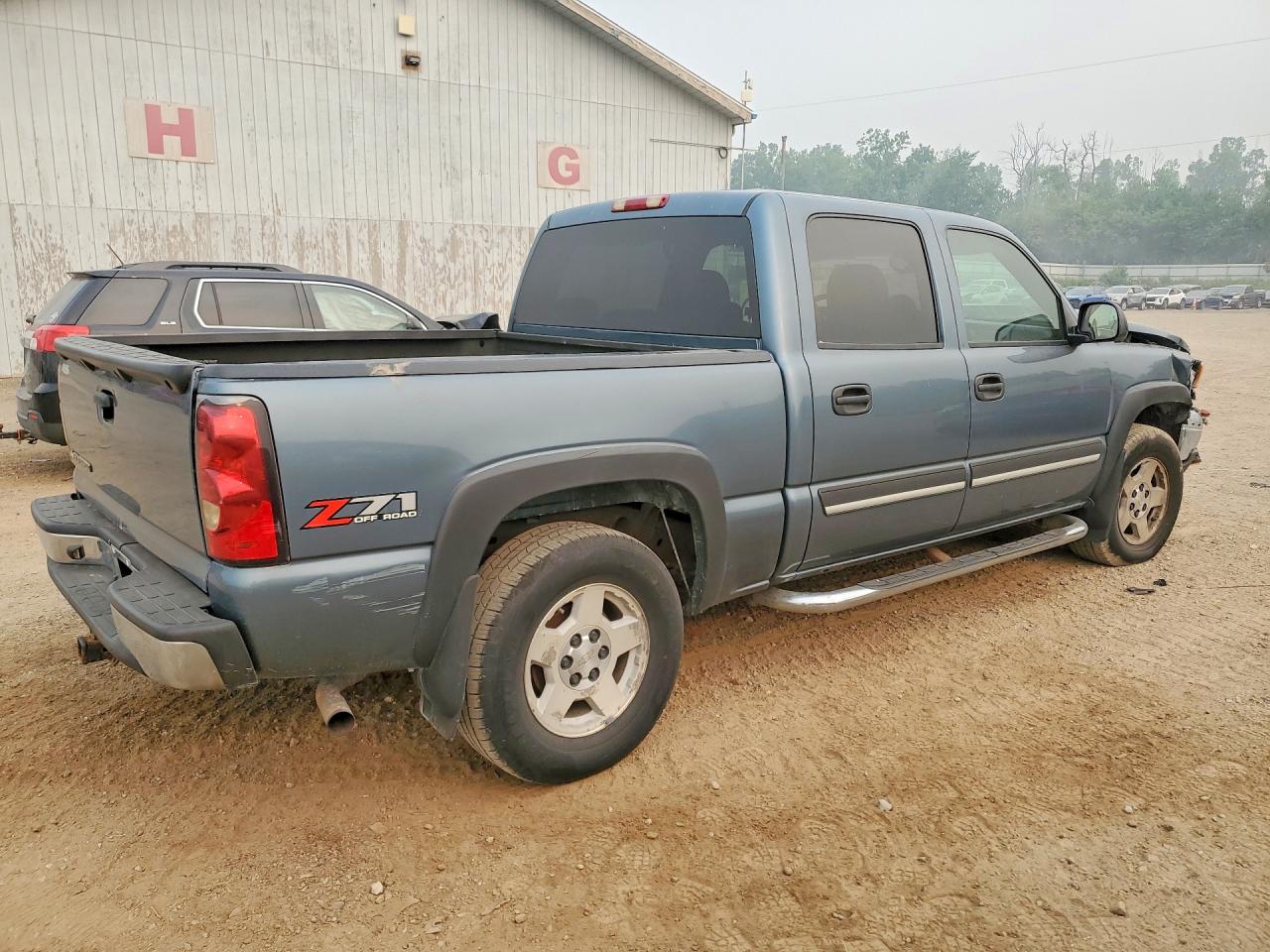 2006 Chevrolet Silverado K1500 Blue vin: 2GCEK13T761144654