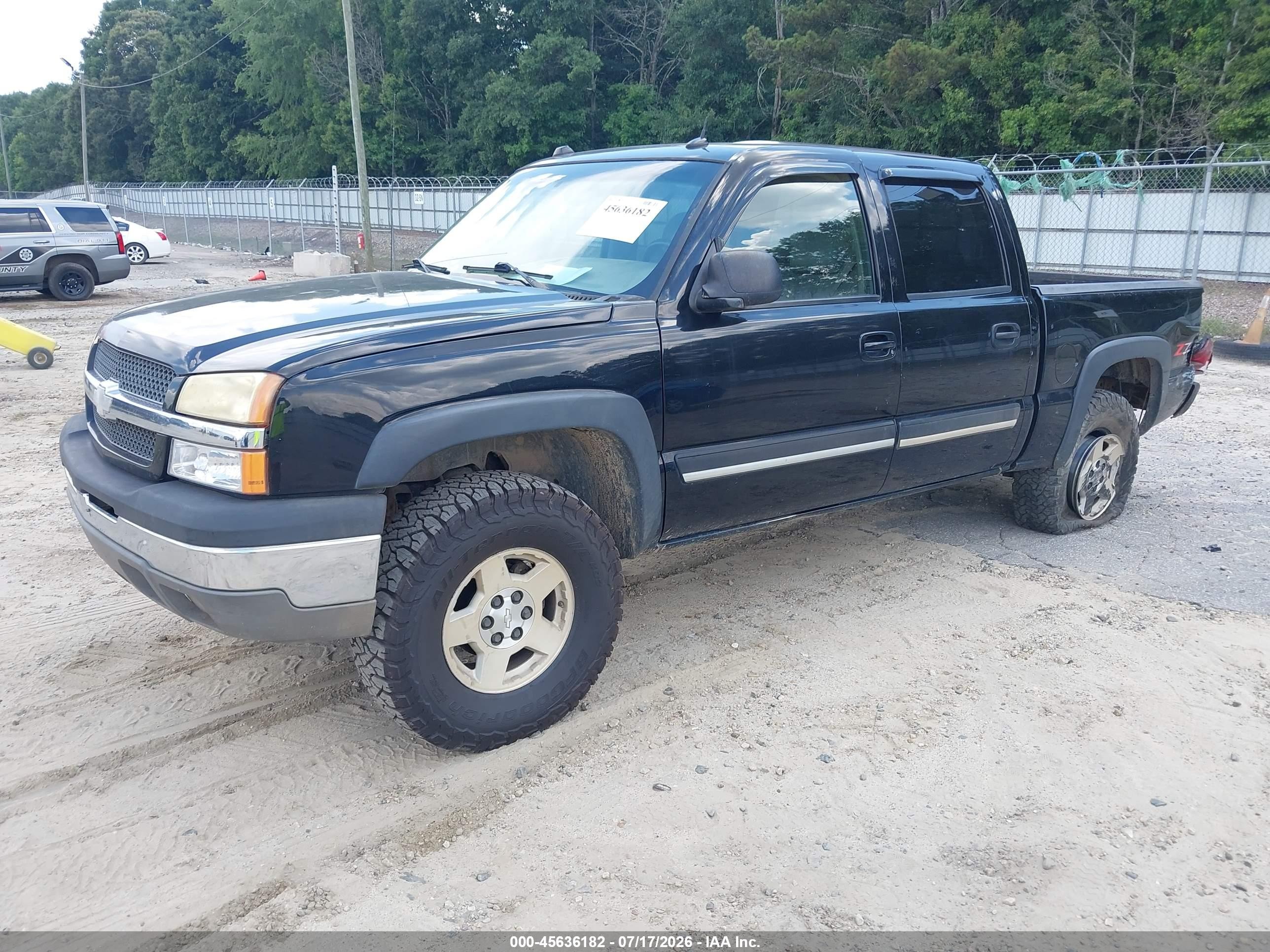 2004 Chevrolet Silverado 1500 Z71 Черный vin: 2GCEK13T841291594