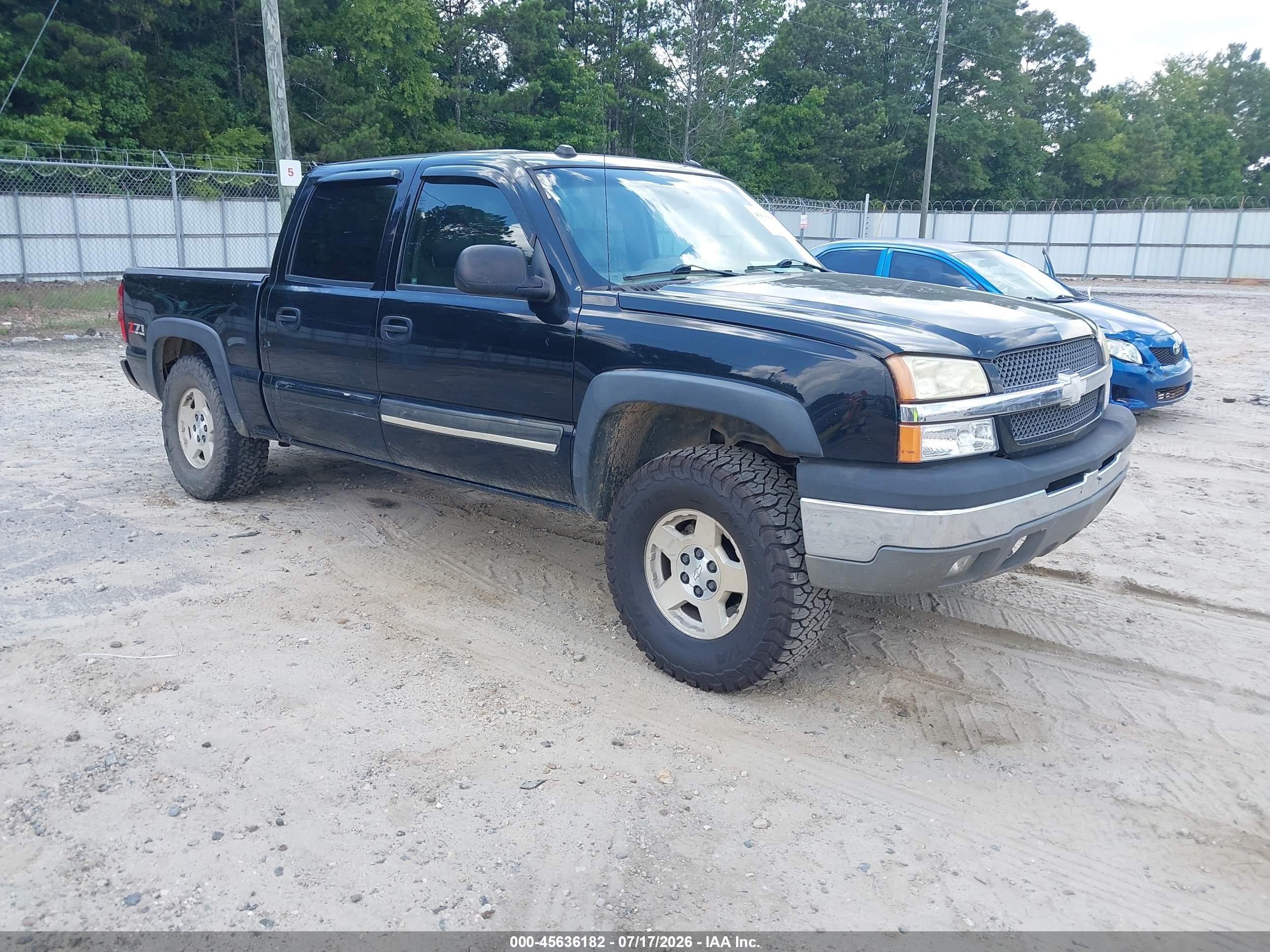 2004 Chevrolet Silverado 1500 Z71 Black vin: 2GCEK13T841291594