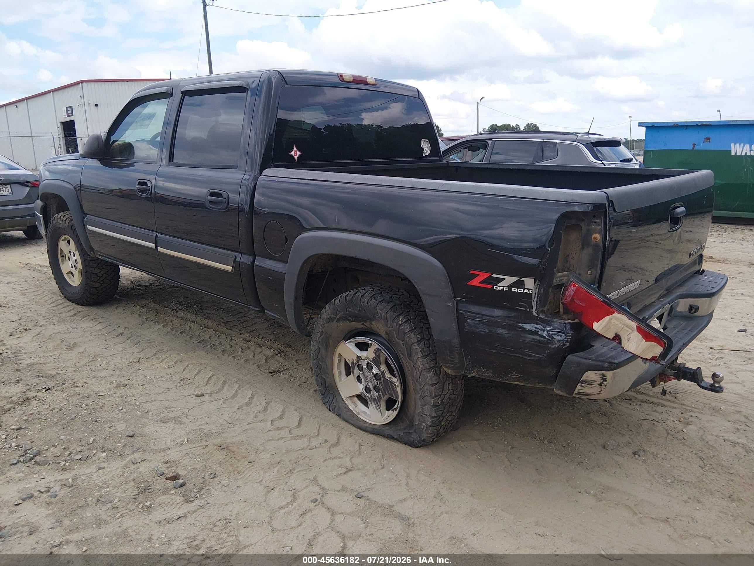 2004 Chevrolet Silverado 1500 Z71 Черный vin: 2GCEK13T841291594