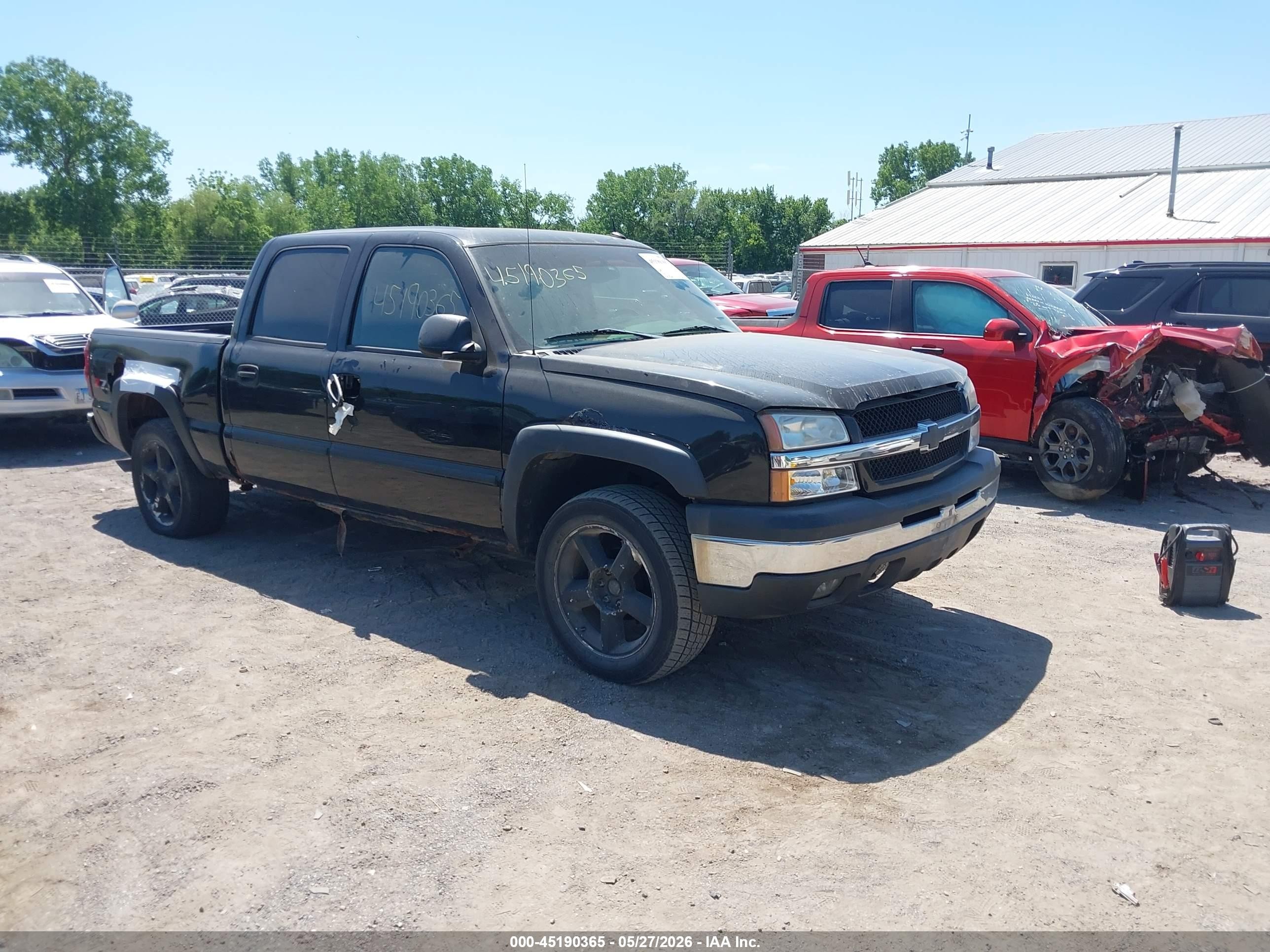 2004 Chevrolet Silverado 1500 Z71 Black vin: 2GCEK13T841319846