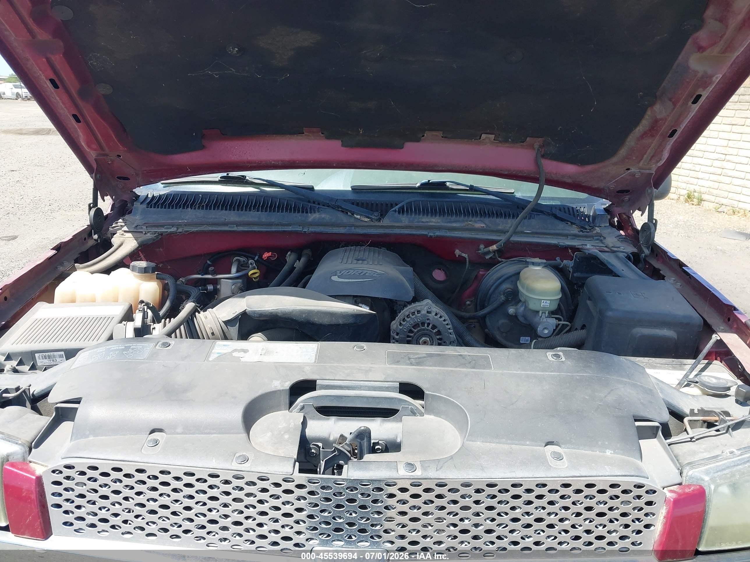 2005 Chevrolet Silverado 1500 Z71 Red vin: 2GCEK13T851126596