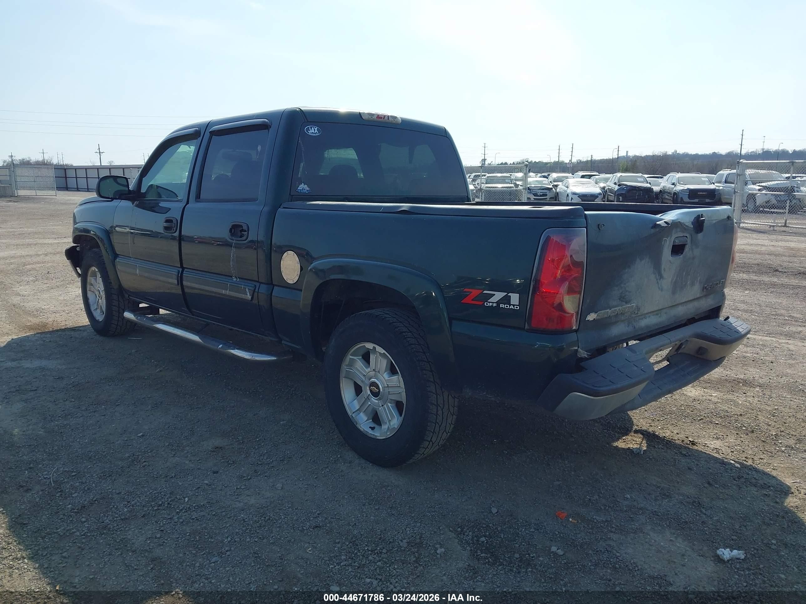 2005 Chevrolet Silverado 1500 Z71 Green vin: 2GCEK13T851227671