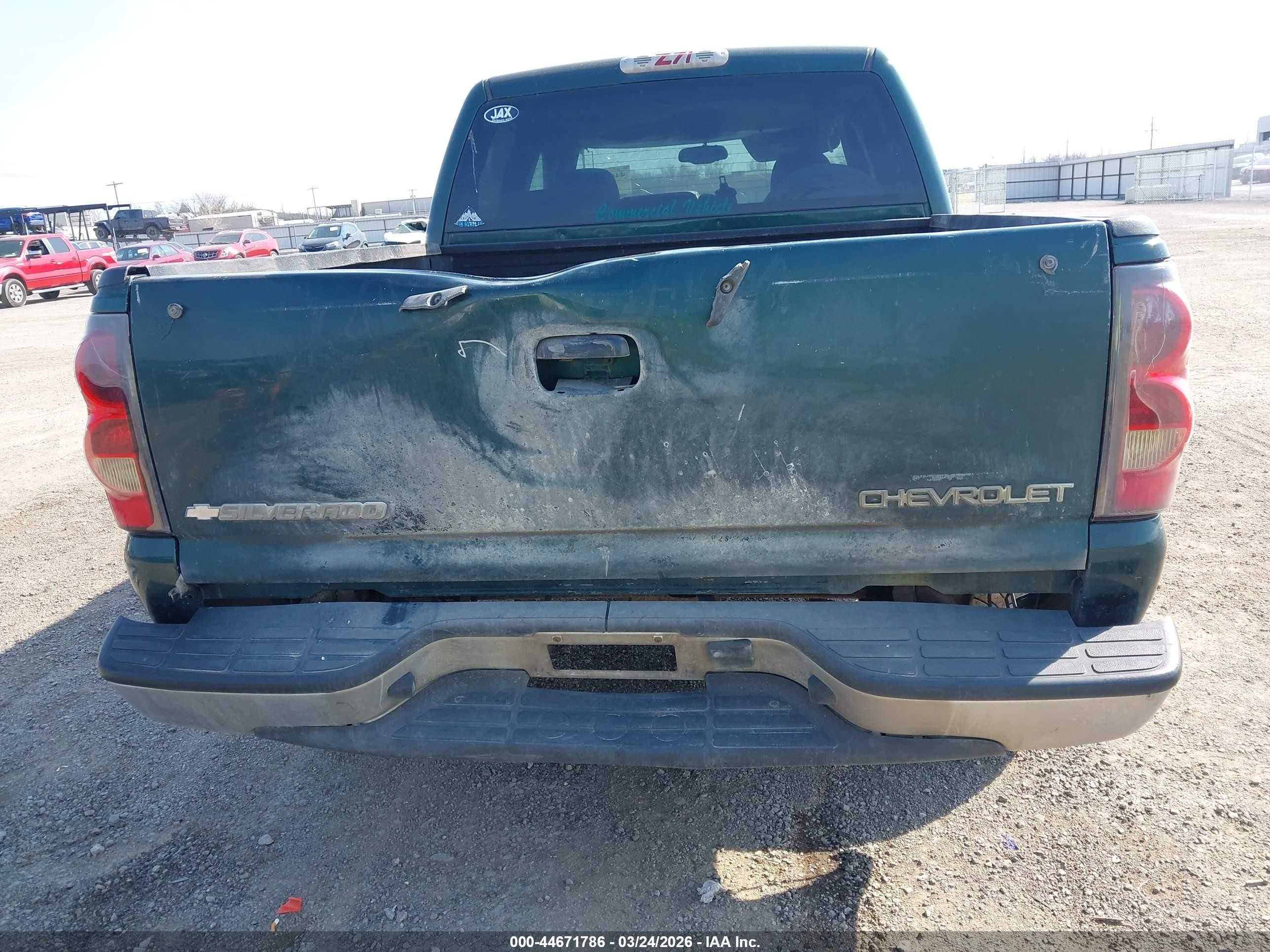 2005 Chevrolet Silverado 1500 Z71 Green vin: 2GCEK13T851227671