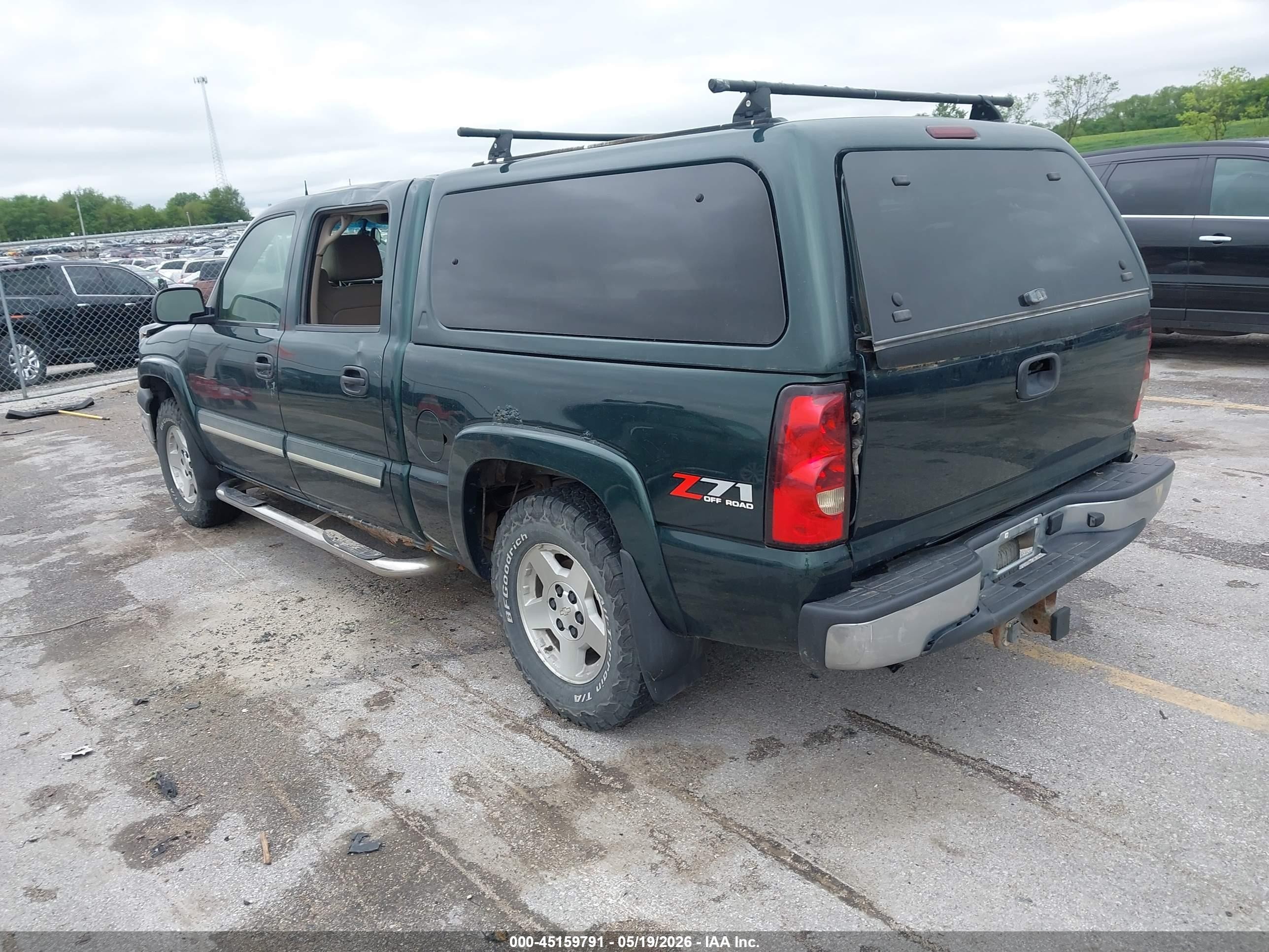 2005 Chevrolet Silverado 1500 Z71 Green vin: 2GCEK13T851282542
