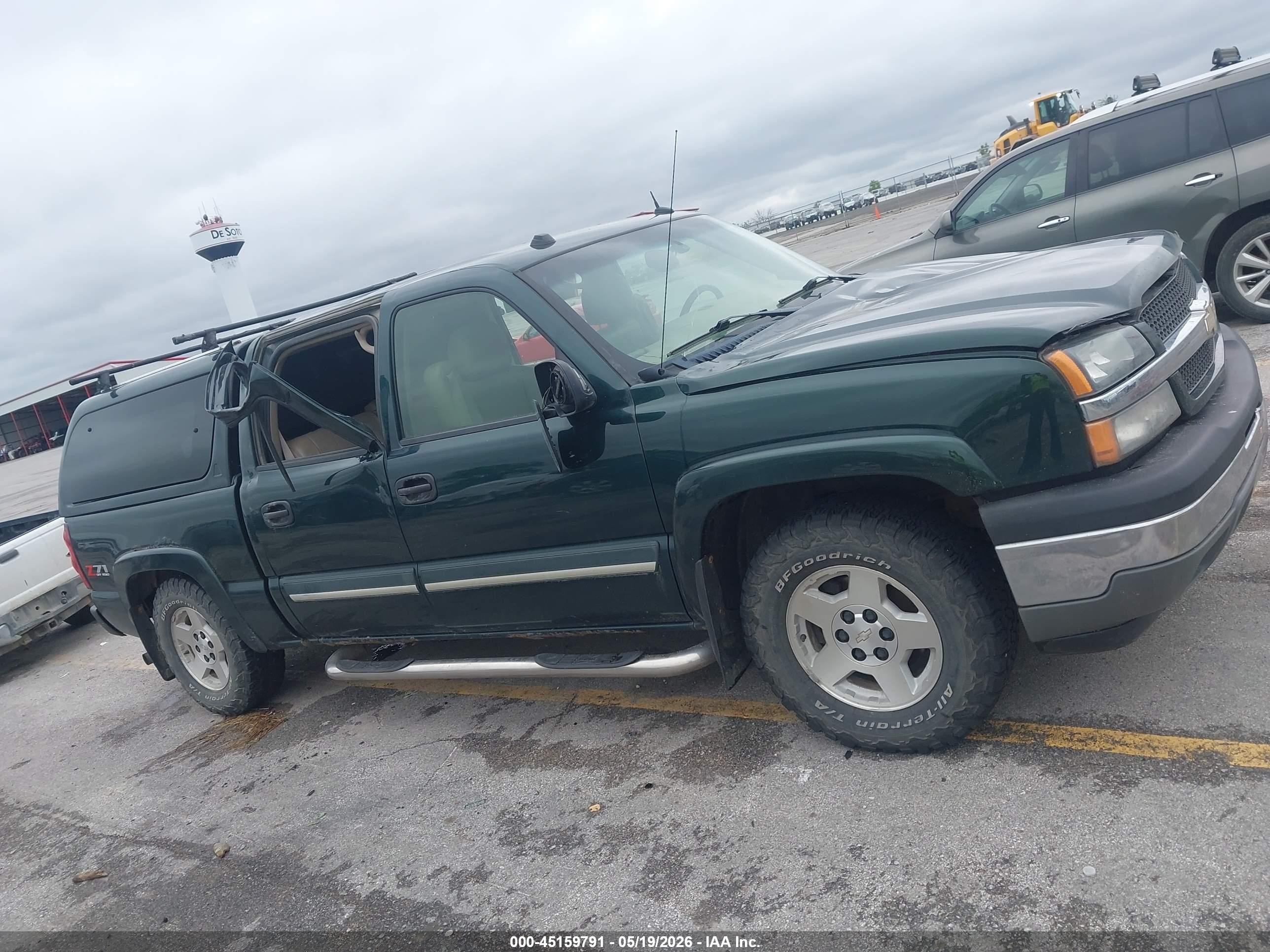 2005 Chevrolet Silverado 1500 Z71 Green vin: 2GCEK13T851282542