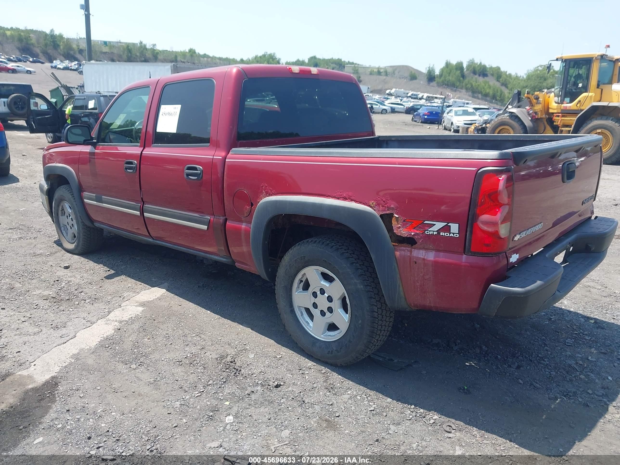 2005 Chevrolet Silverado 1500 Z71 Красный vin: 2GCEK13T851371690