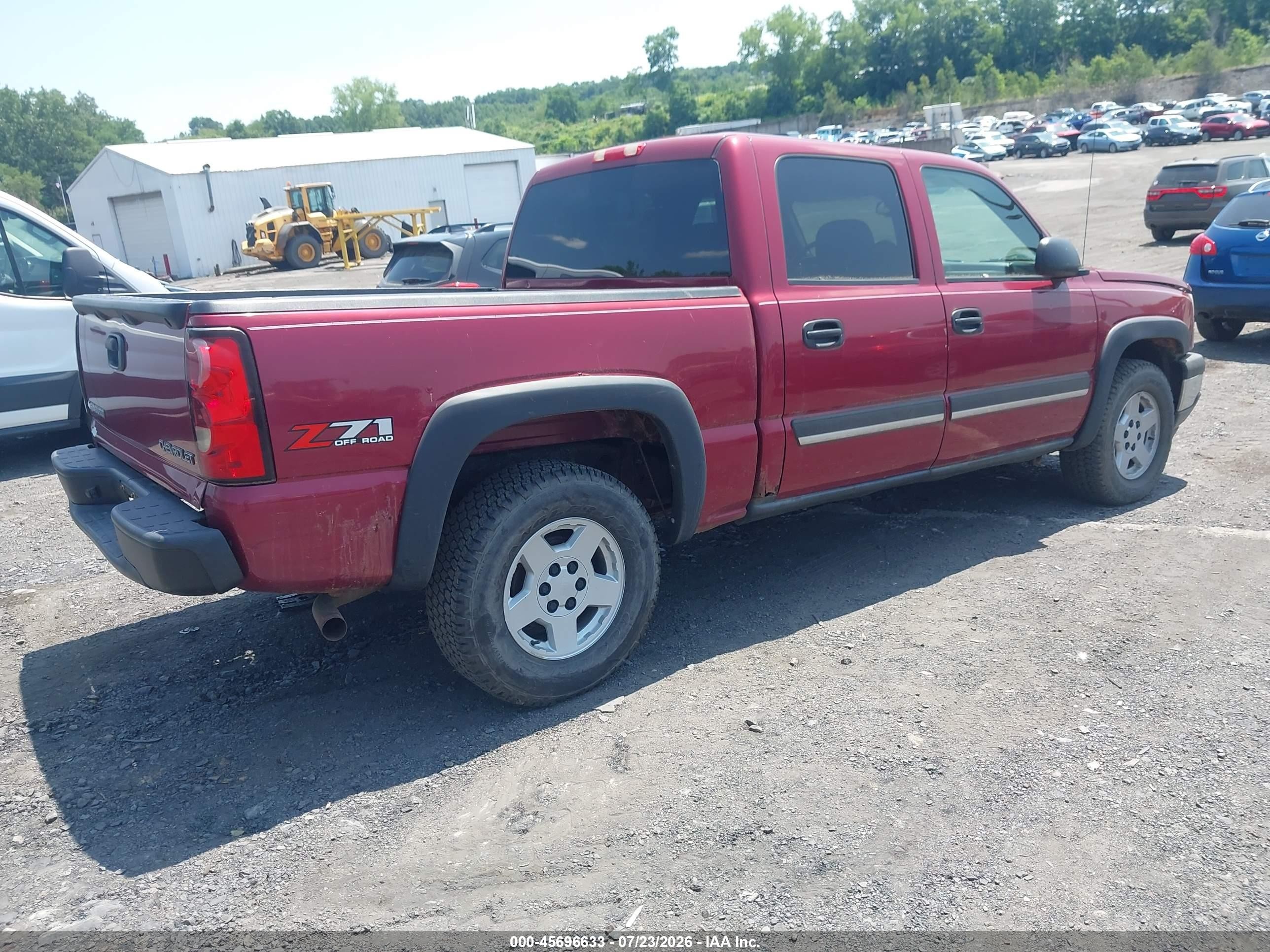 2005 Chevrolet Silverado 1500 Z71 Красный vin: 2GCEK13T851371690