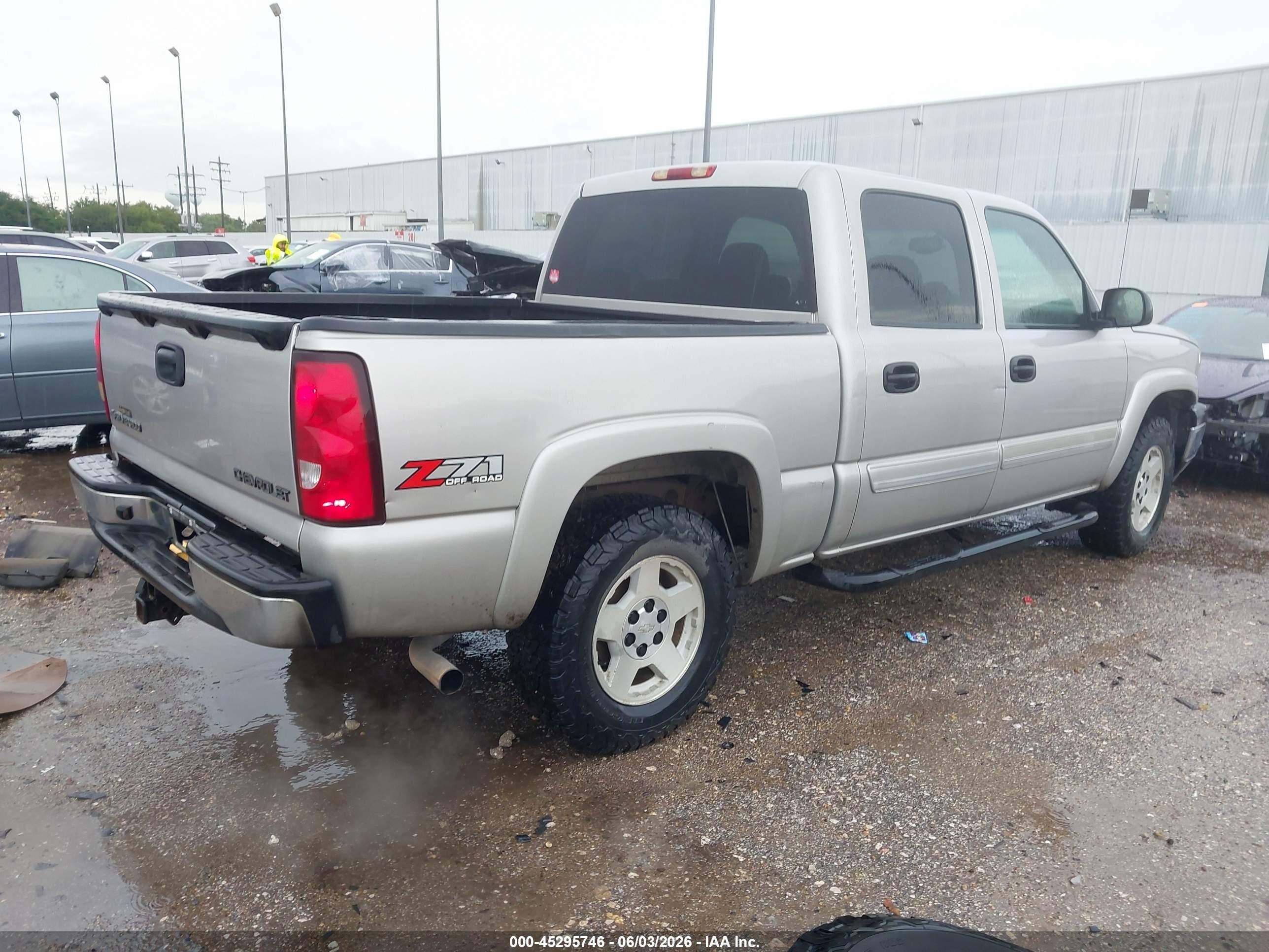 2005 Chevrolet Silverado 1500 Z71 Beige vin: 2GCEK13T851399456