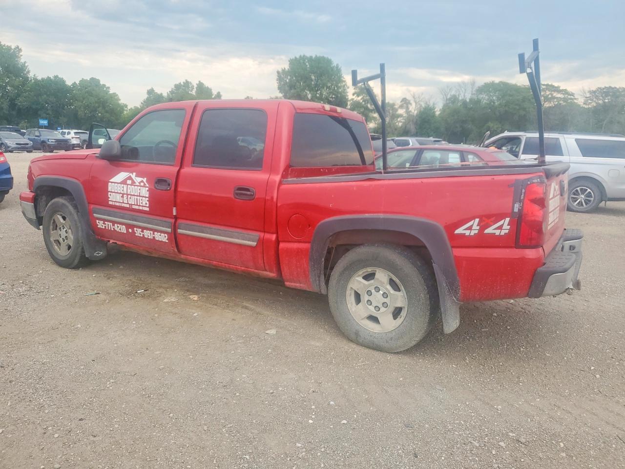 2006 Chevrolet Silverado K1500 Красный vin: 2GCEK13T861126261