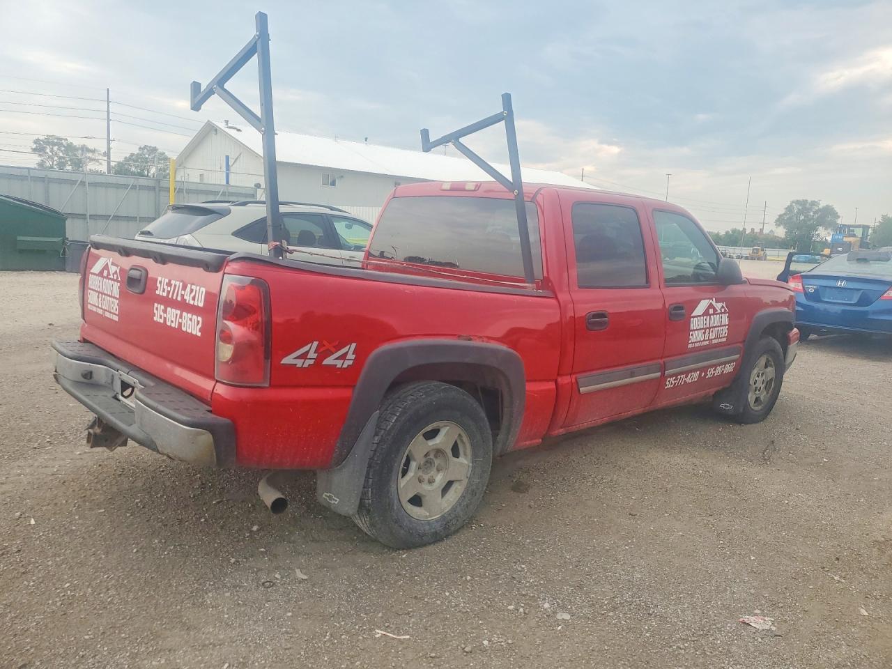 2006 Chevrolet Silverado K1500 Красный vin: 2GCEK13T861126261