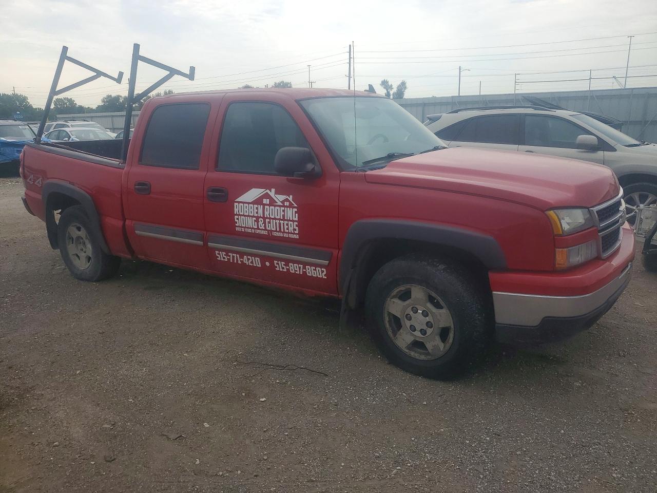 2006 Chevrolet Silverado K1500 Красный vin: 2GCEK13T861126261