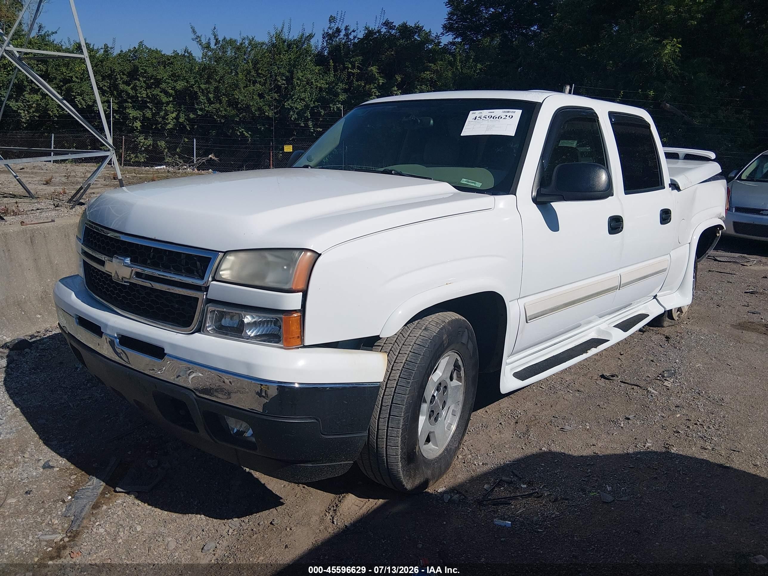 2006 Chevrolet Silverado 1500 Lt3 White vin: 2GCEK13T861127796