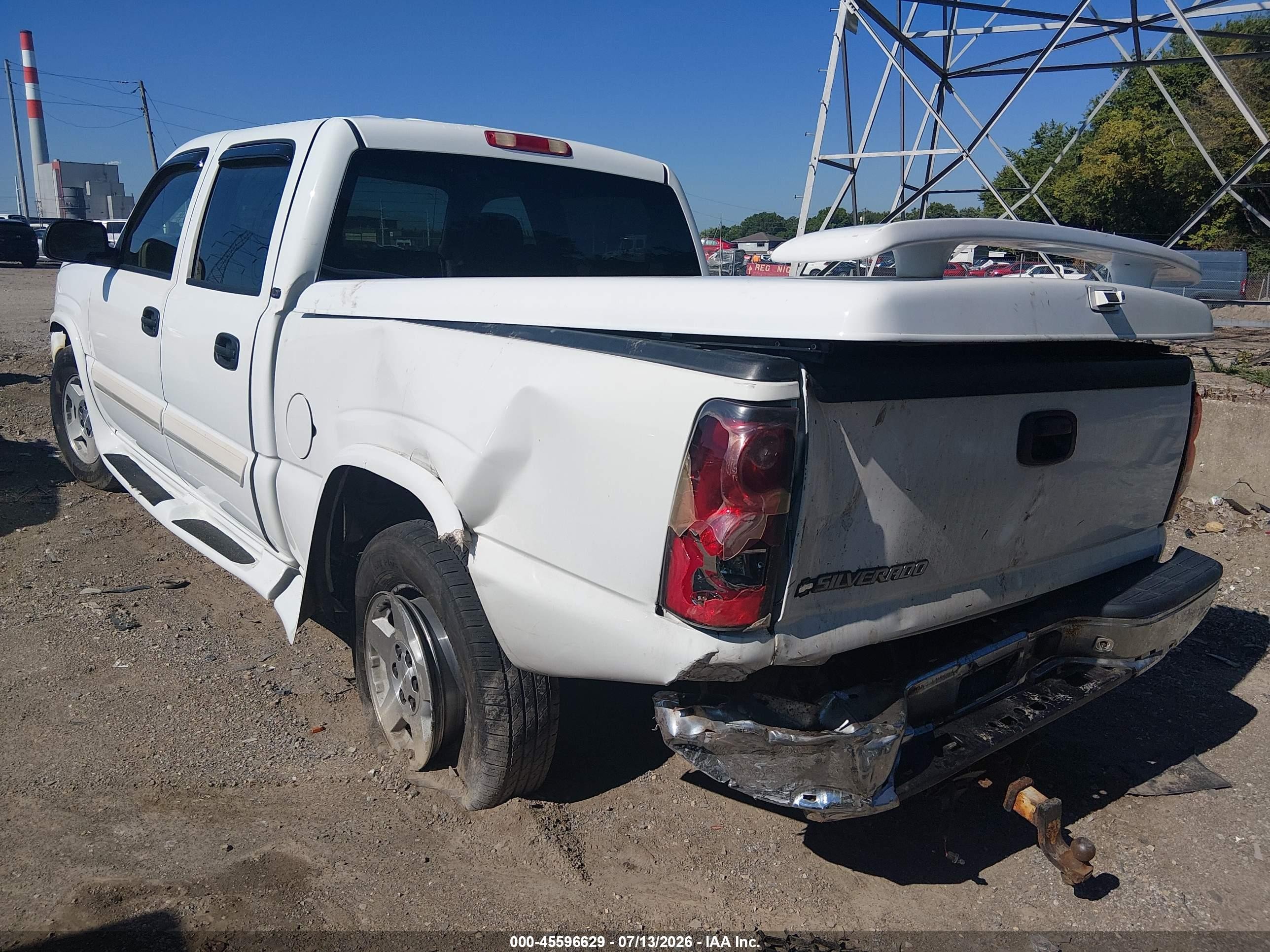 2006 Chevrolet Silverado 1500 Lt3 White vin: 2GCEK13T861127796