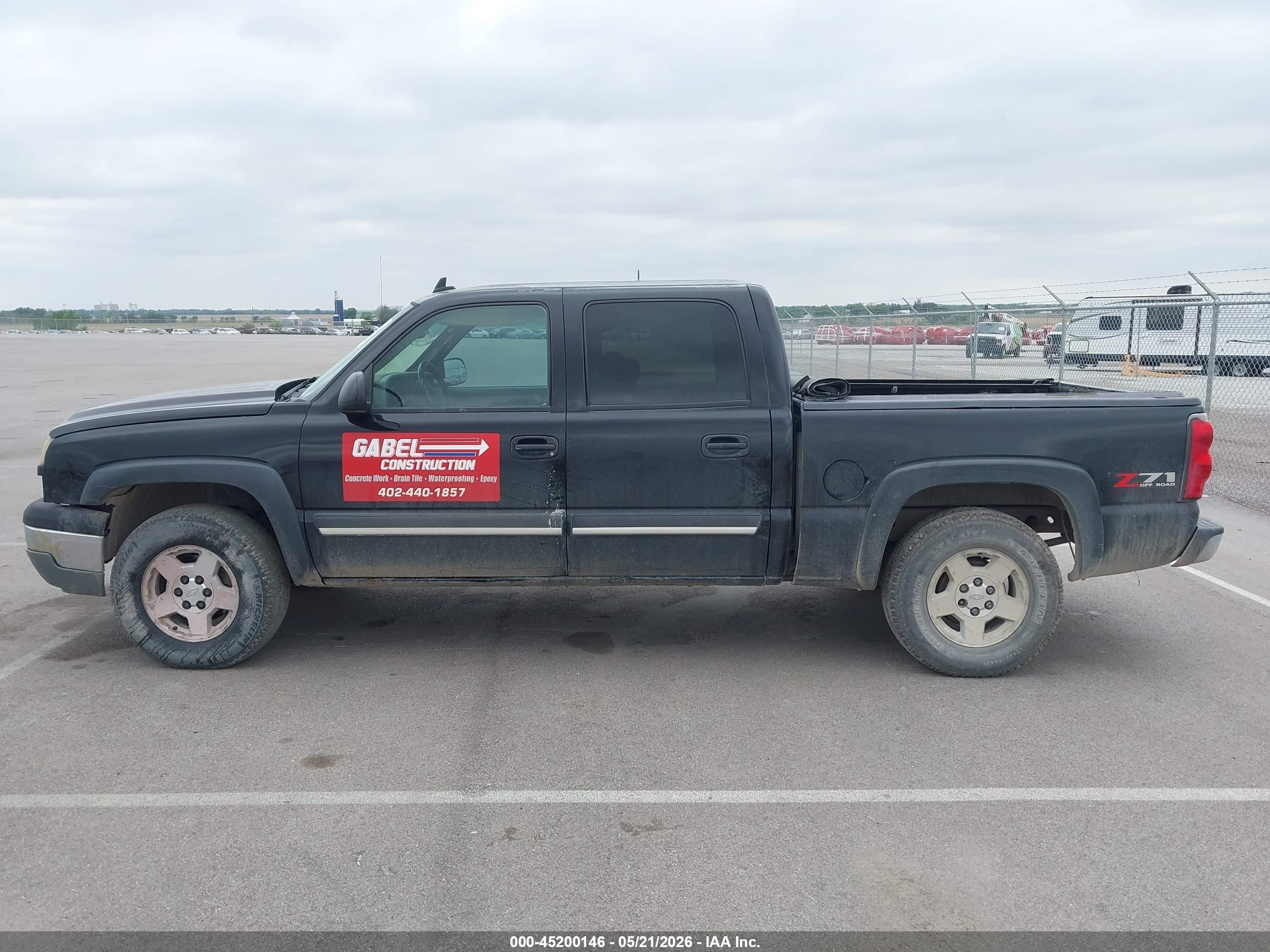 2006 Chevrolet Silverado 1500 Lt2 Black vin: 2GCEK13T861135462