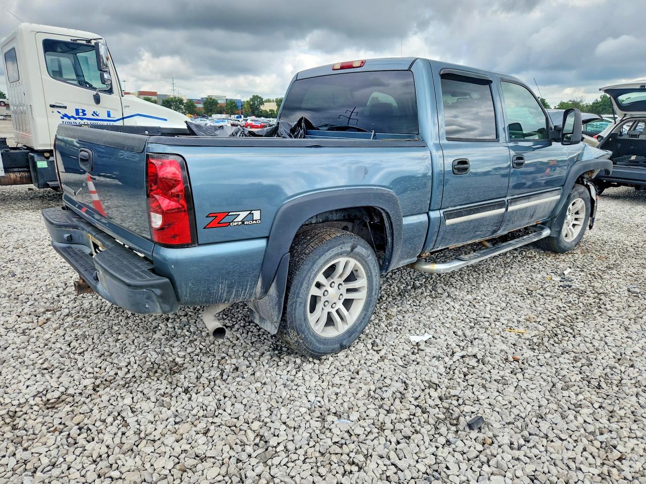 2006 Chevrolet Silverado K1500 Синий vin: 2GCEK13T861148731